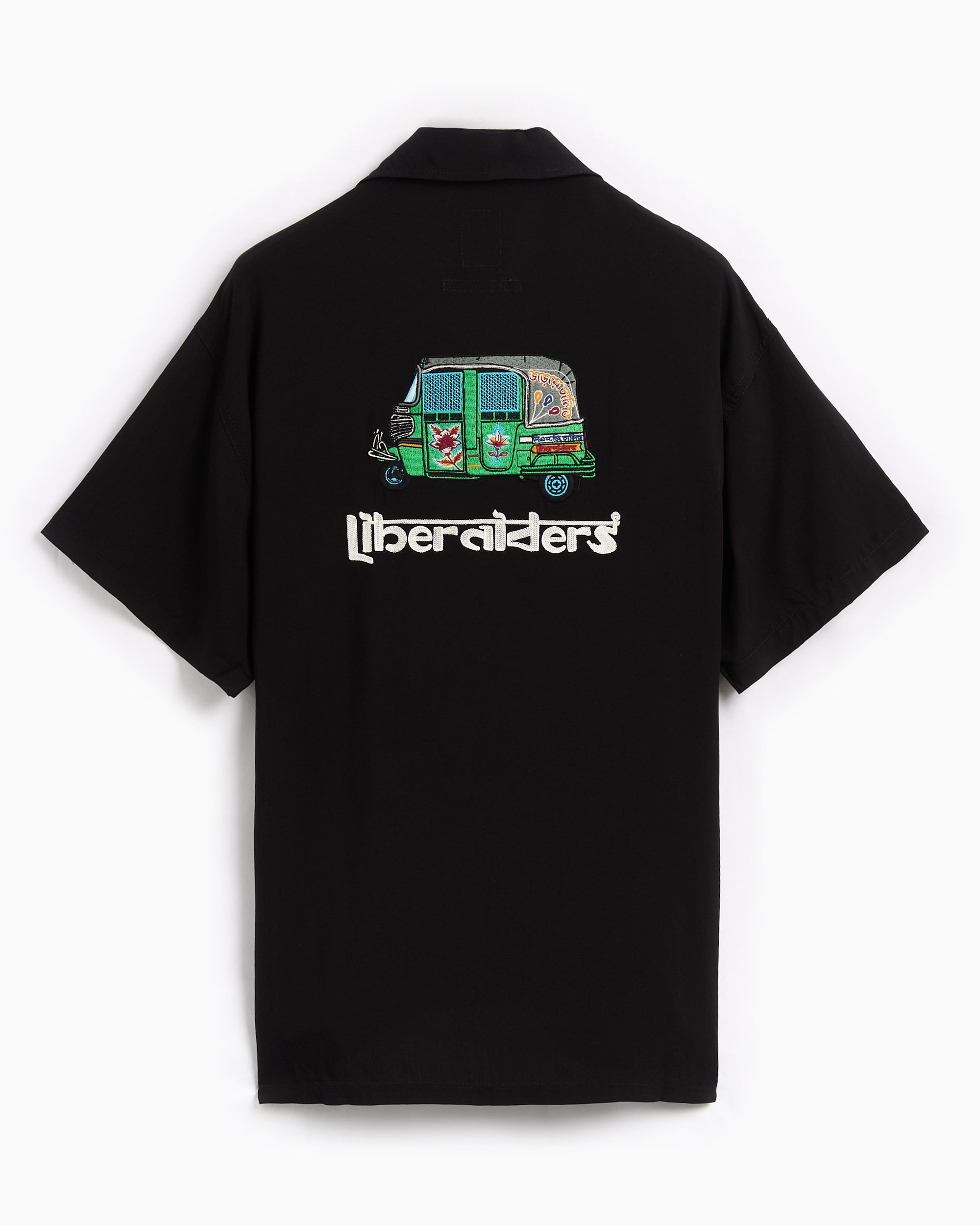 セール 登場から人気沸騰 Rayon Rickshaw Cng Liberaiders® Men's Shirt Sleeve Short トップス