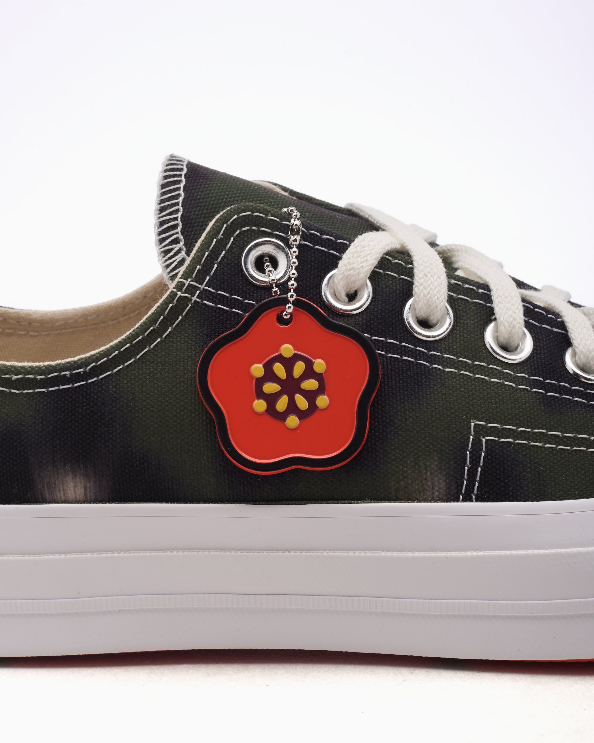 早割航空券 x Converse Kenzo FF58SN910F85-51 Green Low 70 Chuck キッズ・ファミリー