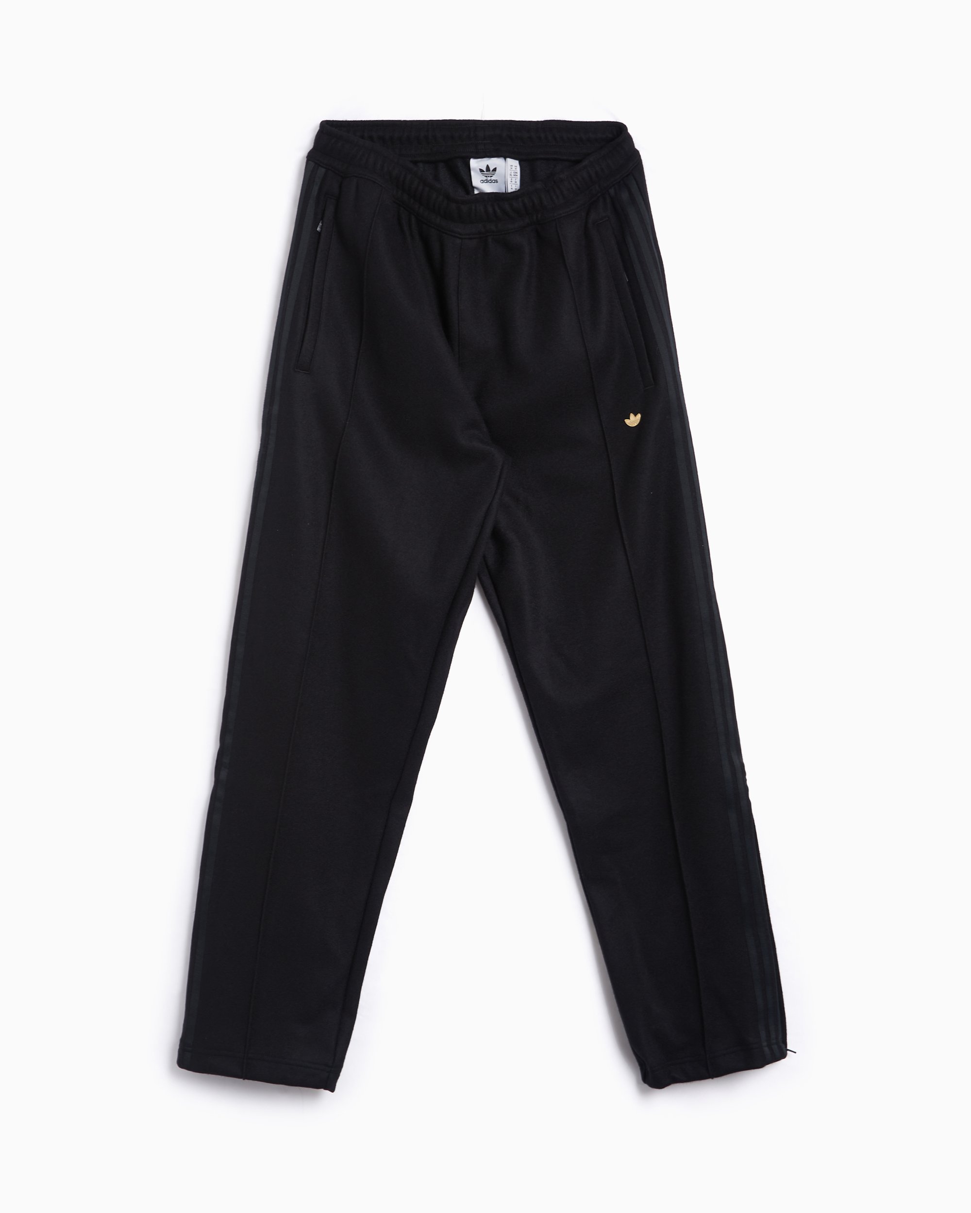 Adidas black on black track pants deals