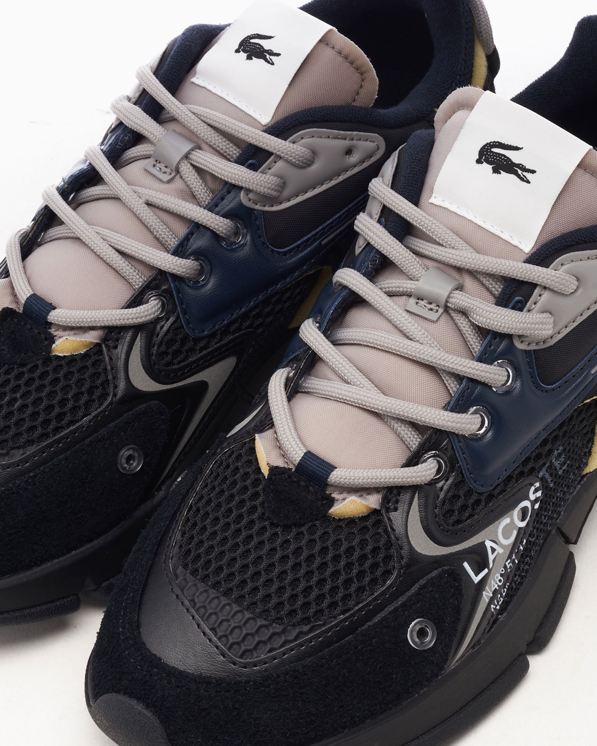 Lacoste sales metallic sneakers