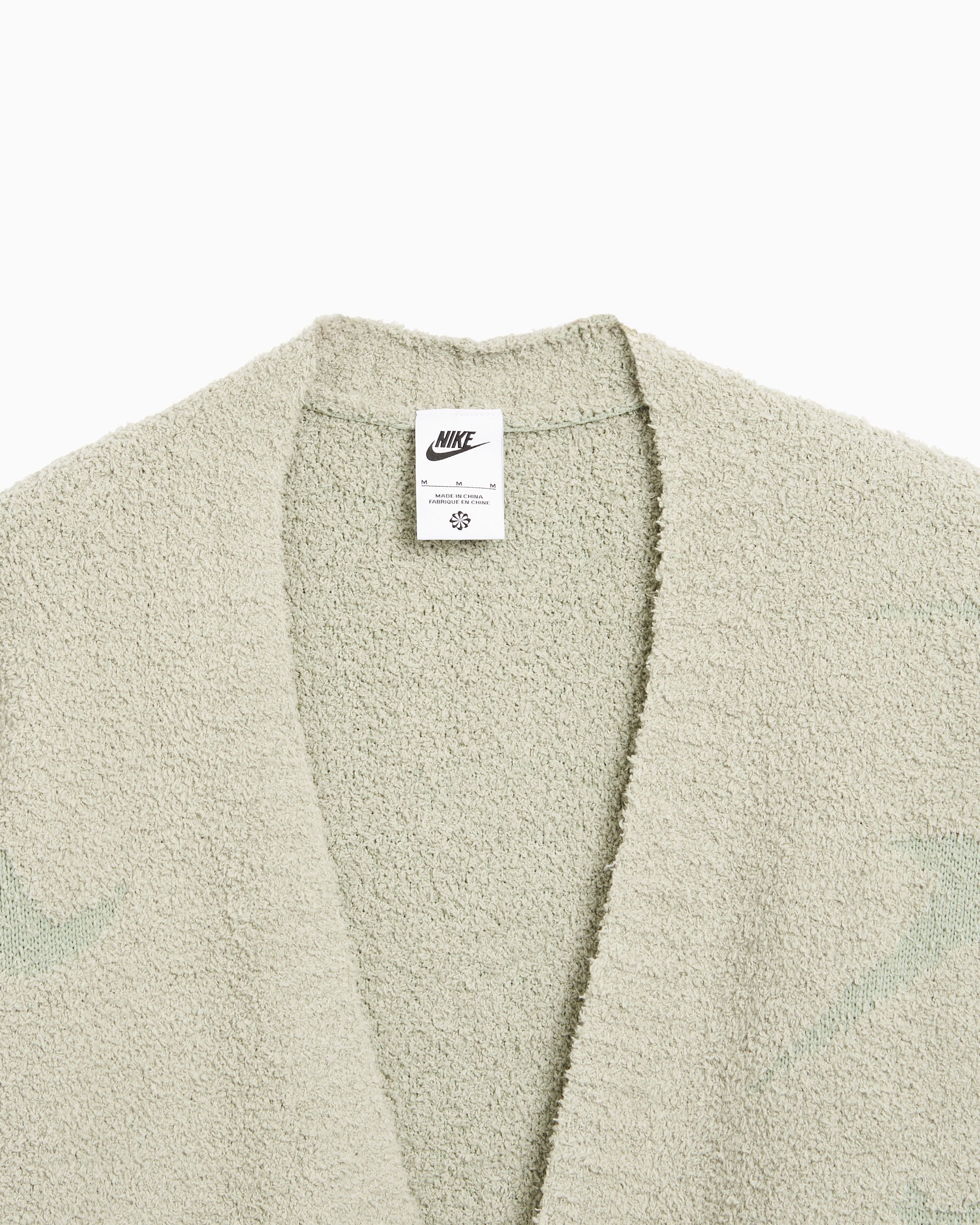 Nike Sportswear Phoenix Cozy Boucle Women s Knit Oversized Cardigan Green FZ1711 370 FOOTDISTRICT