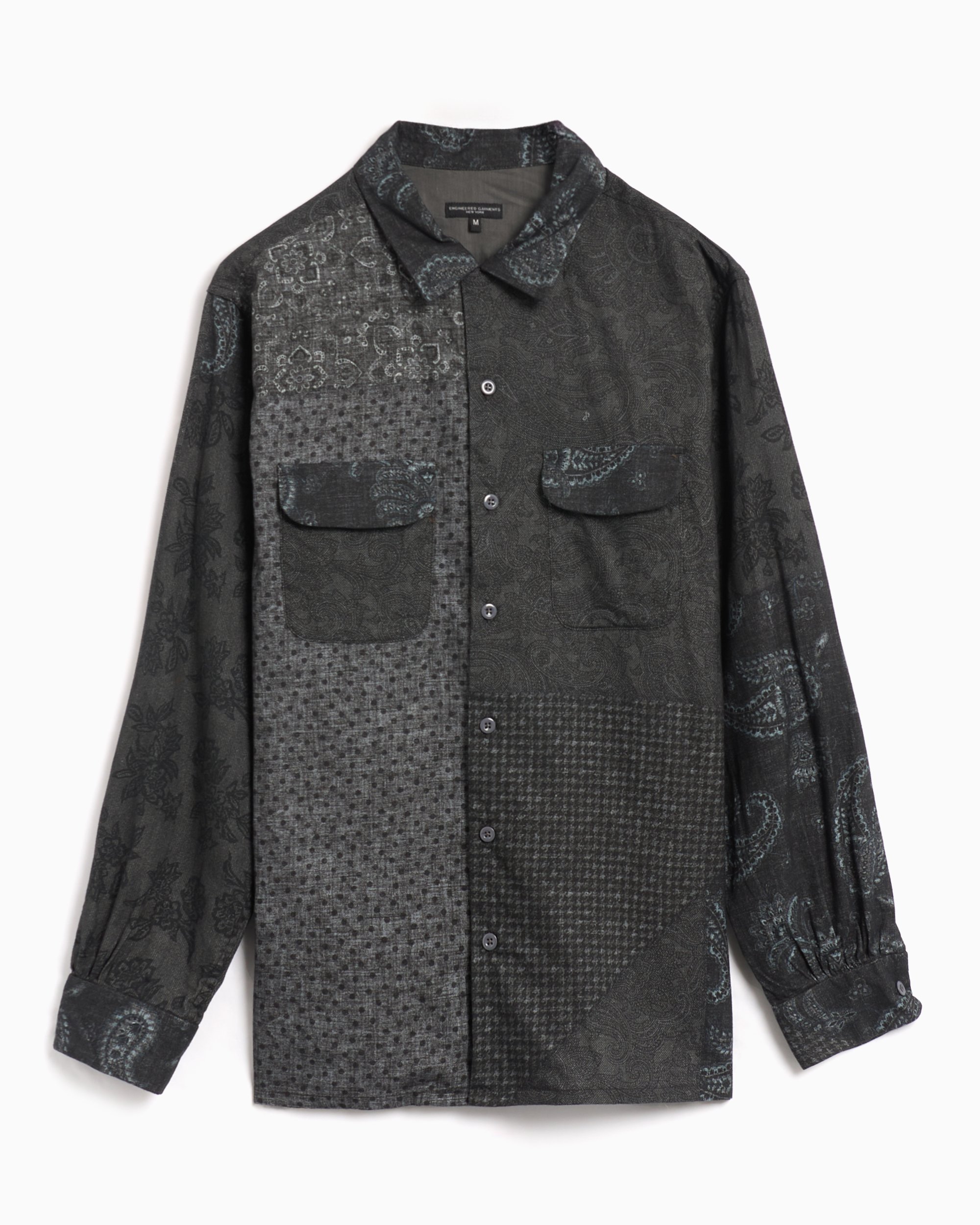 Engineered Garments Men's Classic Shirt Black 24F1A005-TB006