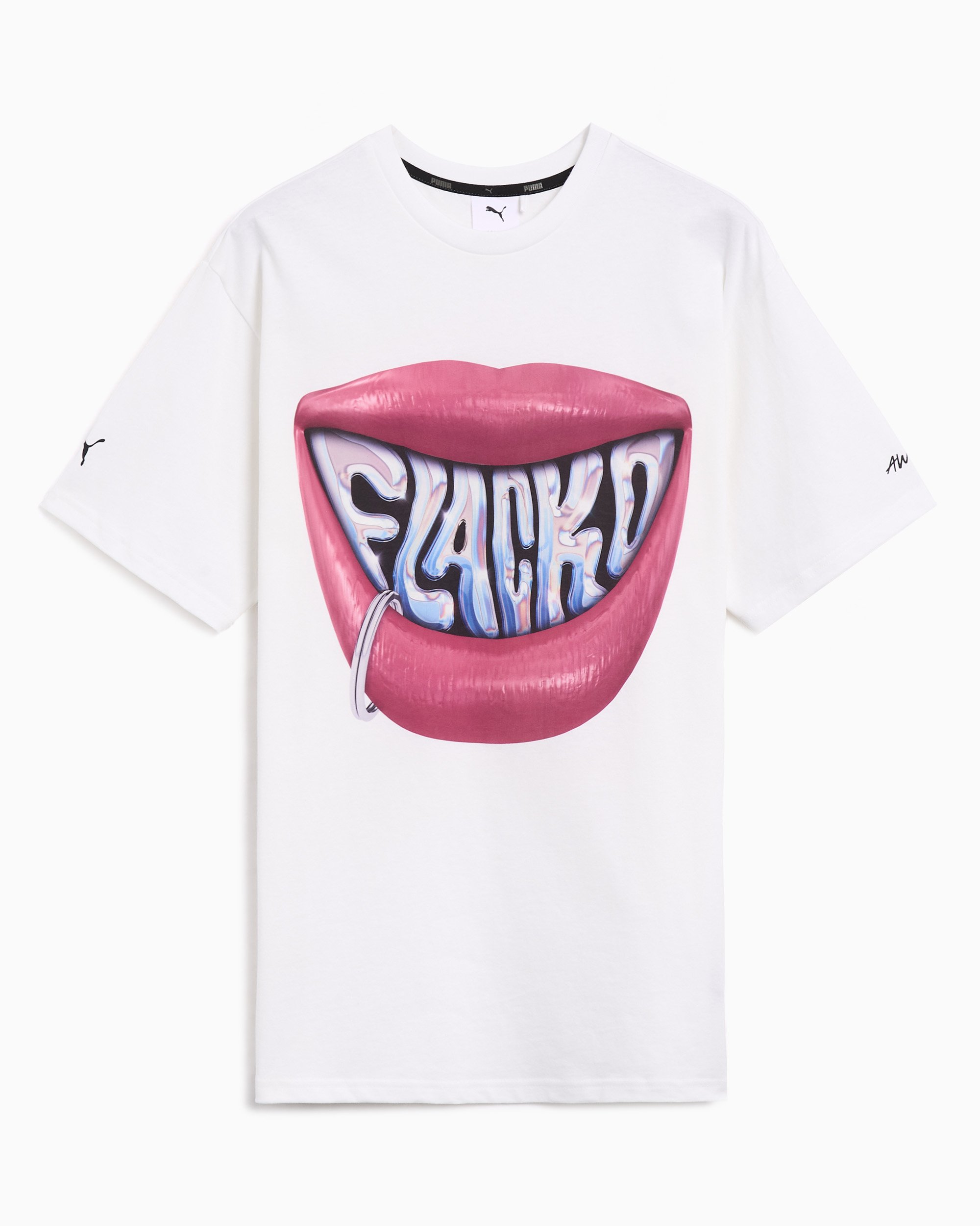 プリントロングTシャツ THIS IS OUR CLOUDY ブラック