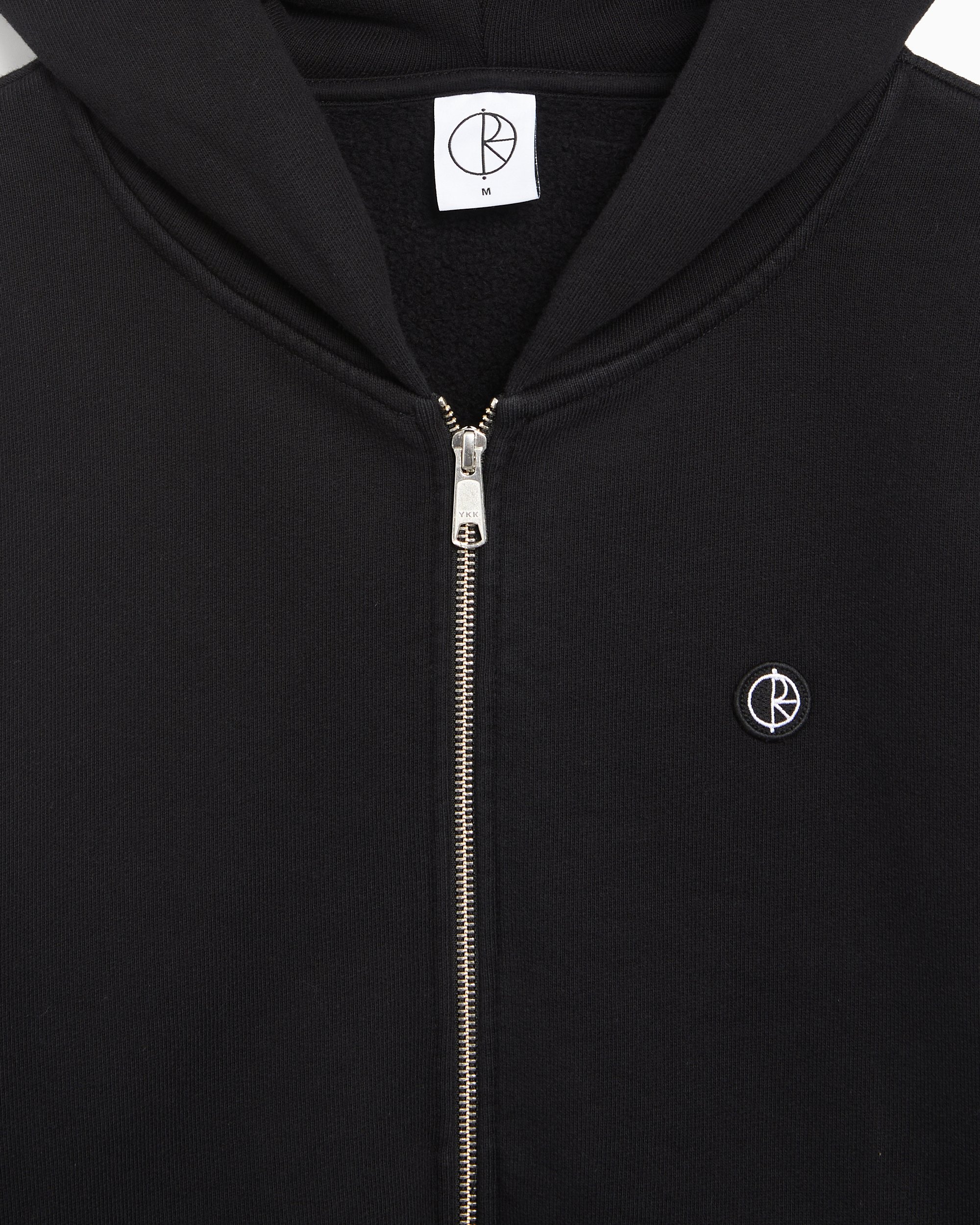 Polar Skate Co. Ed Men s Zip Hoodie Black PSC W24 35 FOOTDISTRICT