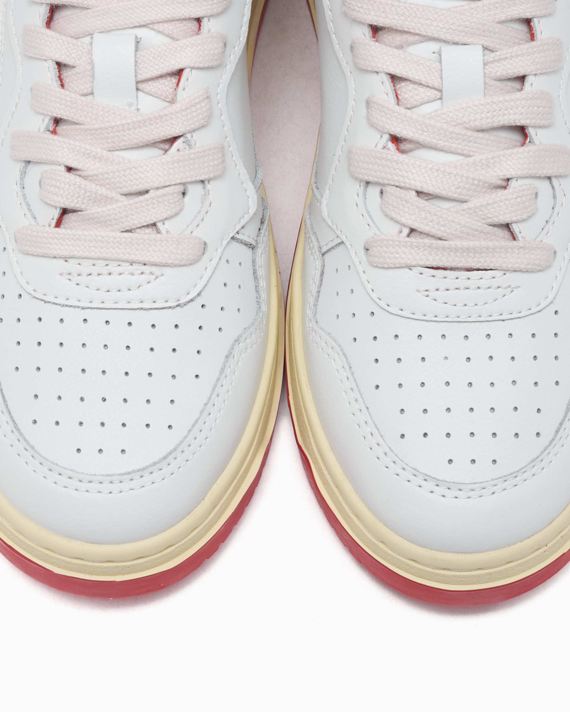 Autry x Maison Kitsuné Women's Medalist Low White AULWMK02