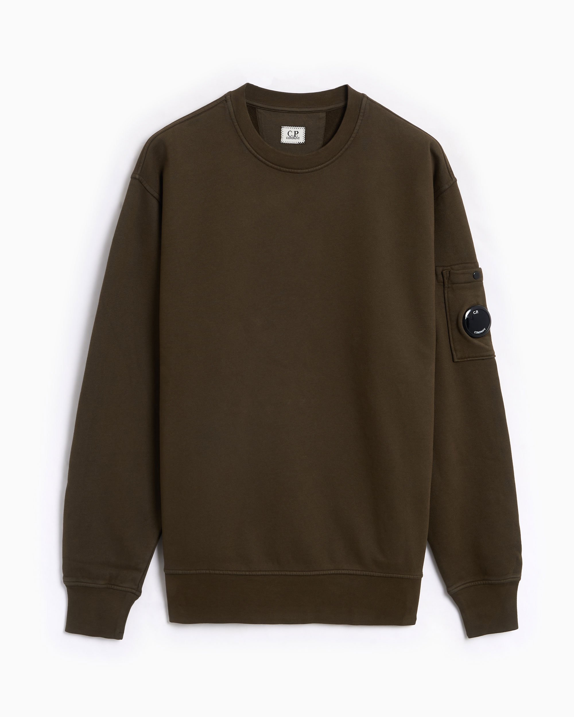 C.P. COMPANY ルーズフィット CP Company Men's Sweatshirt Green RFCMSS718A006372G-683 | FOOTDISTRICT