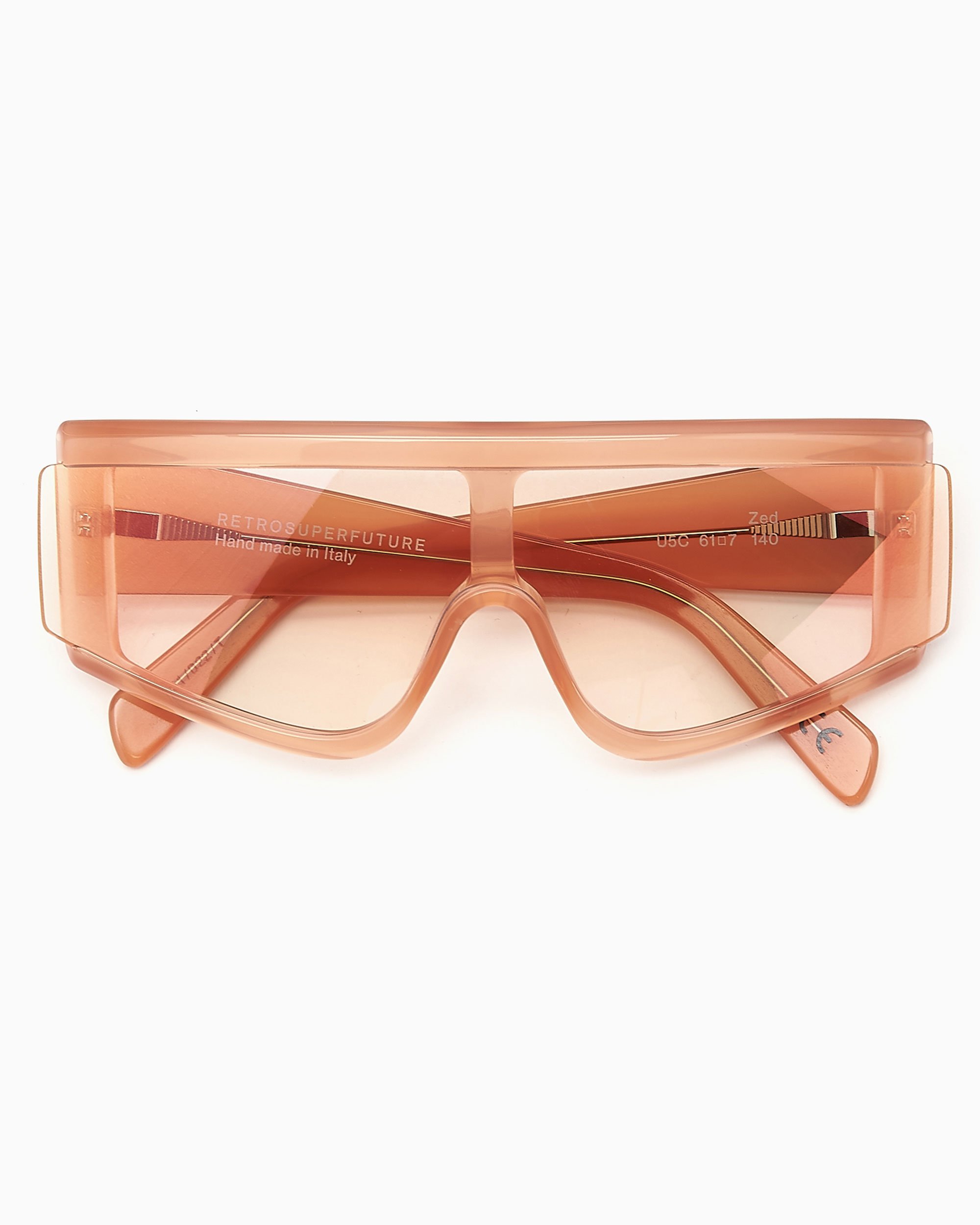 Retrosuperfuture Zed Burst Unisex Sunglasses Orange U5C| FOOTDISTRICT