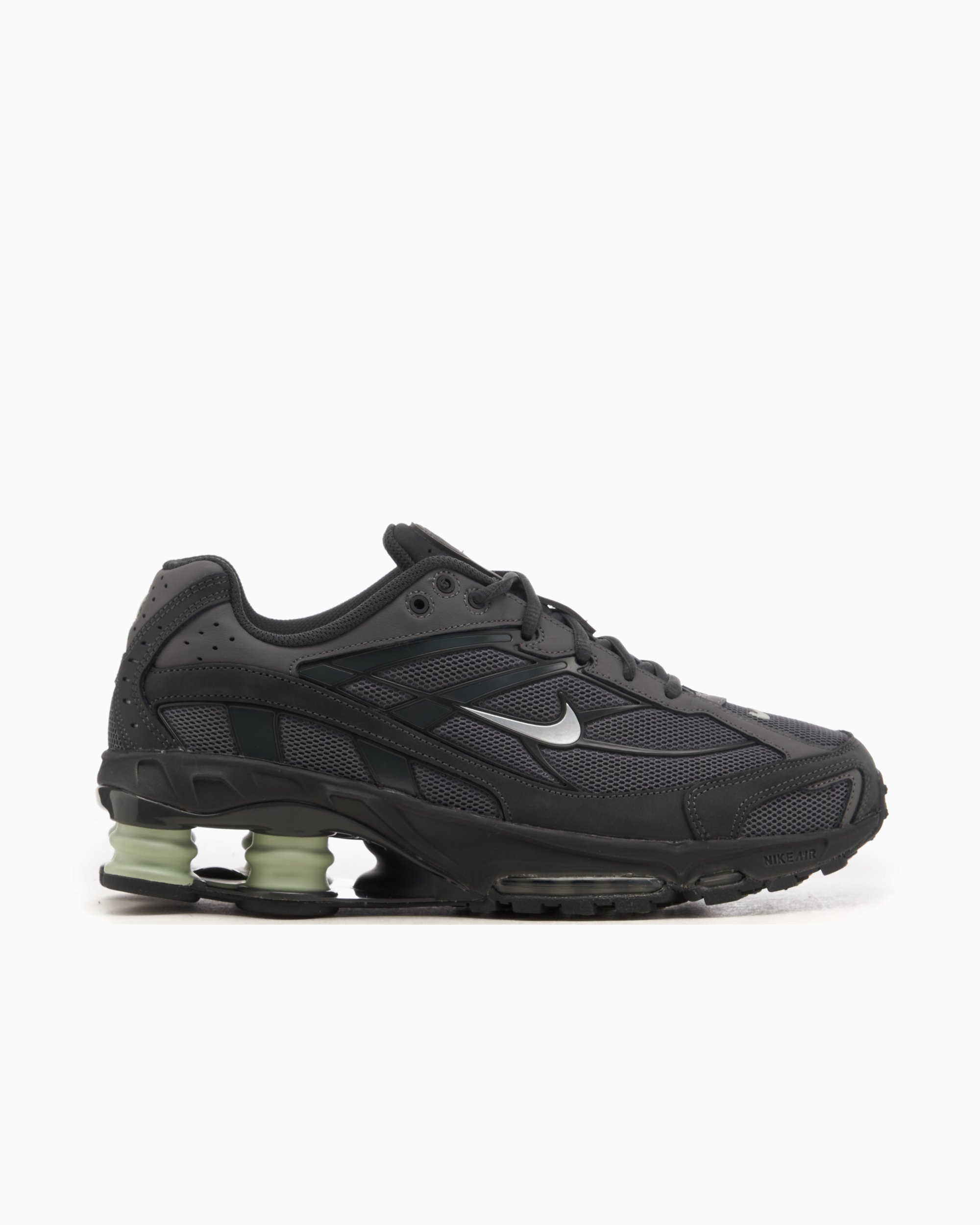 Black nike shox mens shoes best sale