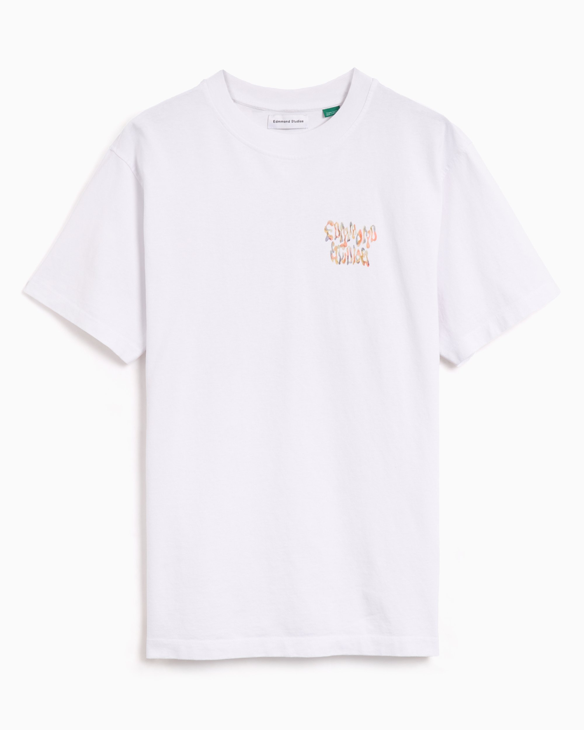 Edmmond Studios Logo Watercolor Men s T Shirt Blanco 324 30 08000 FOOTDISTRICT