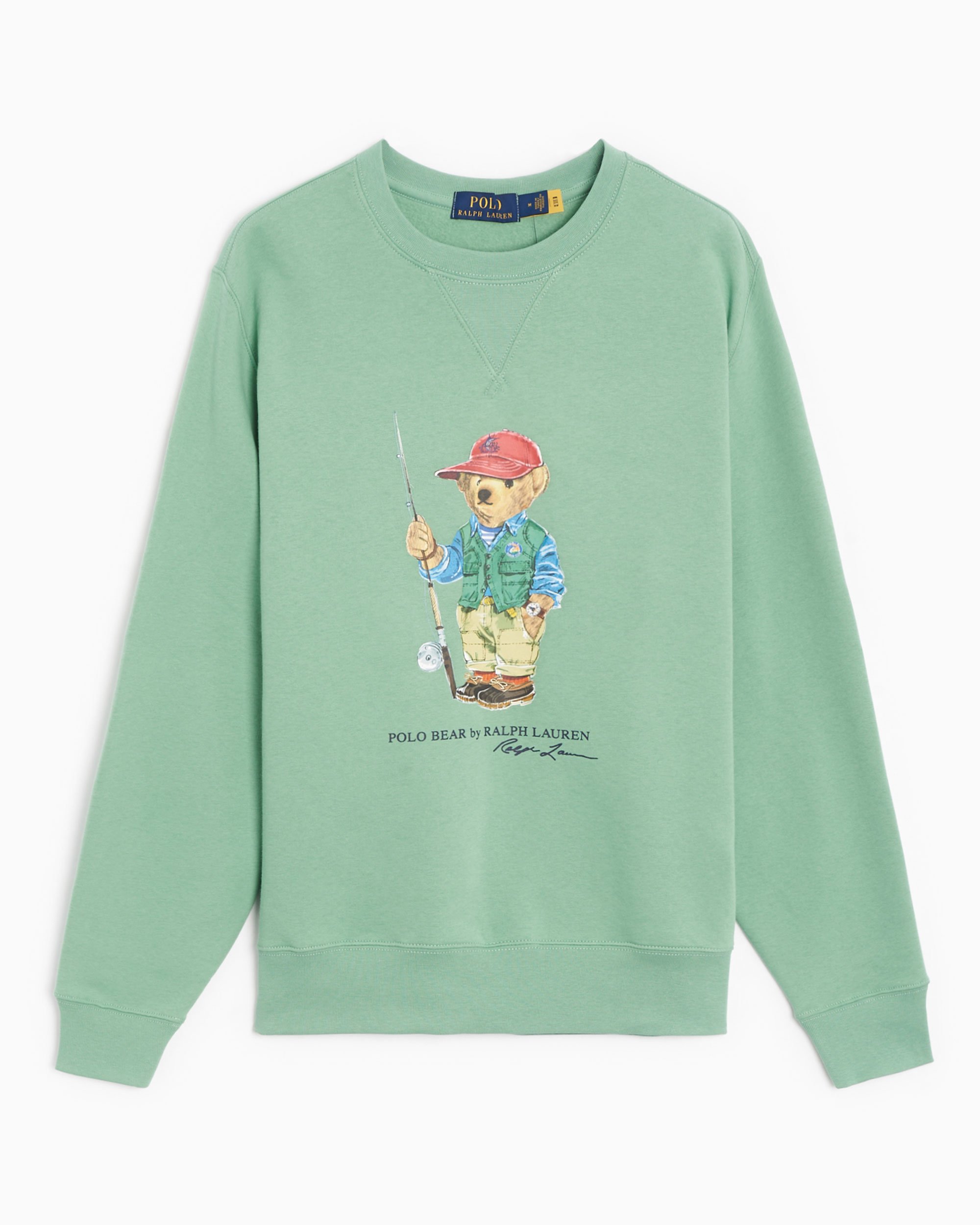 Men's polo deals bear sweatshirt