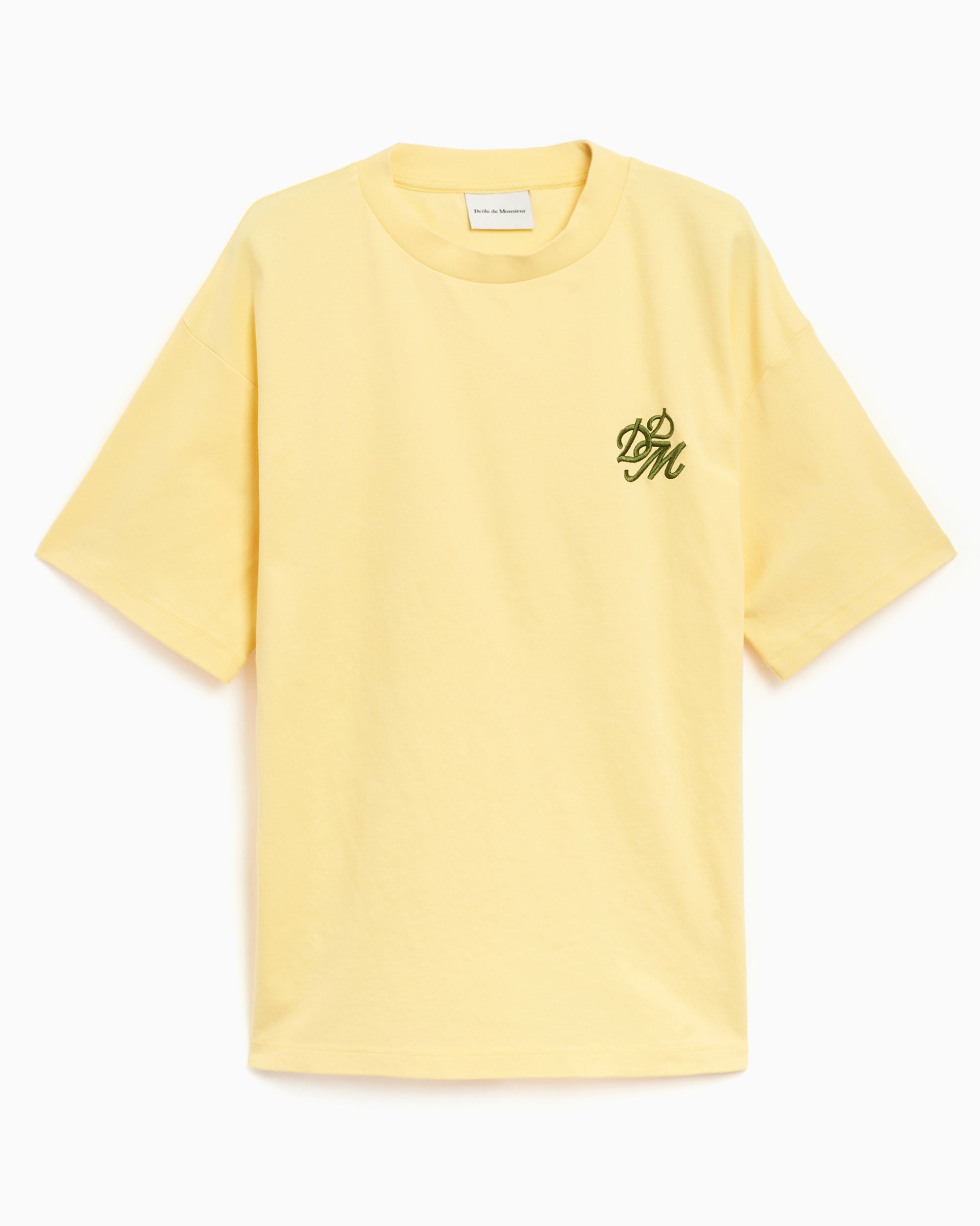 Drôle de Monsieur DDM Men's T-Shirt Yellow TS180-CO002-ST
