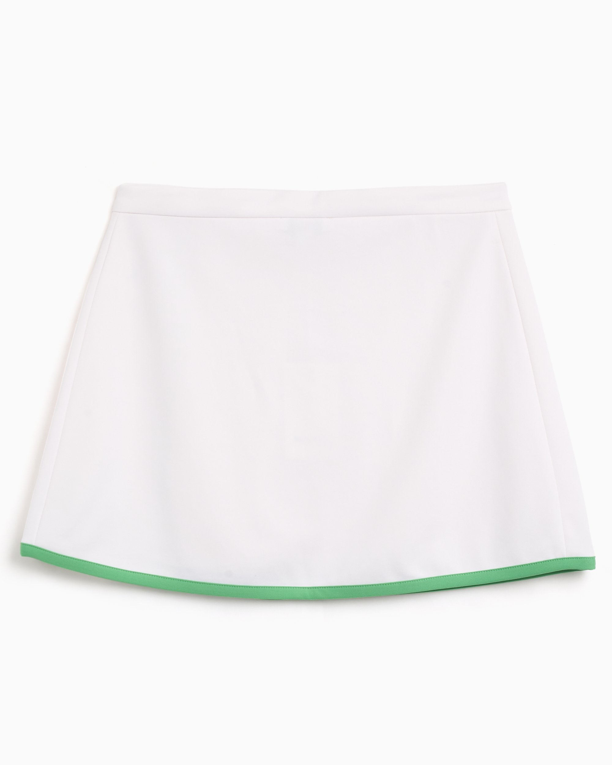 スカート Sporty & Rich SKIRT (SK009S408SW WHITE) Sporty & Rich Serif Logo Embroidered Wrap Women's Skirt