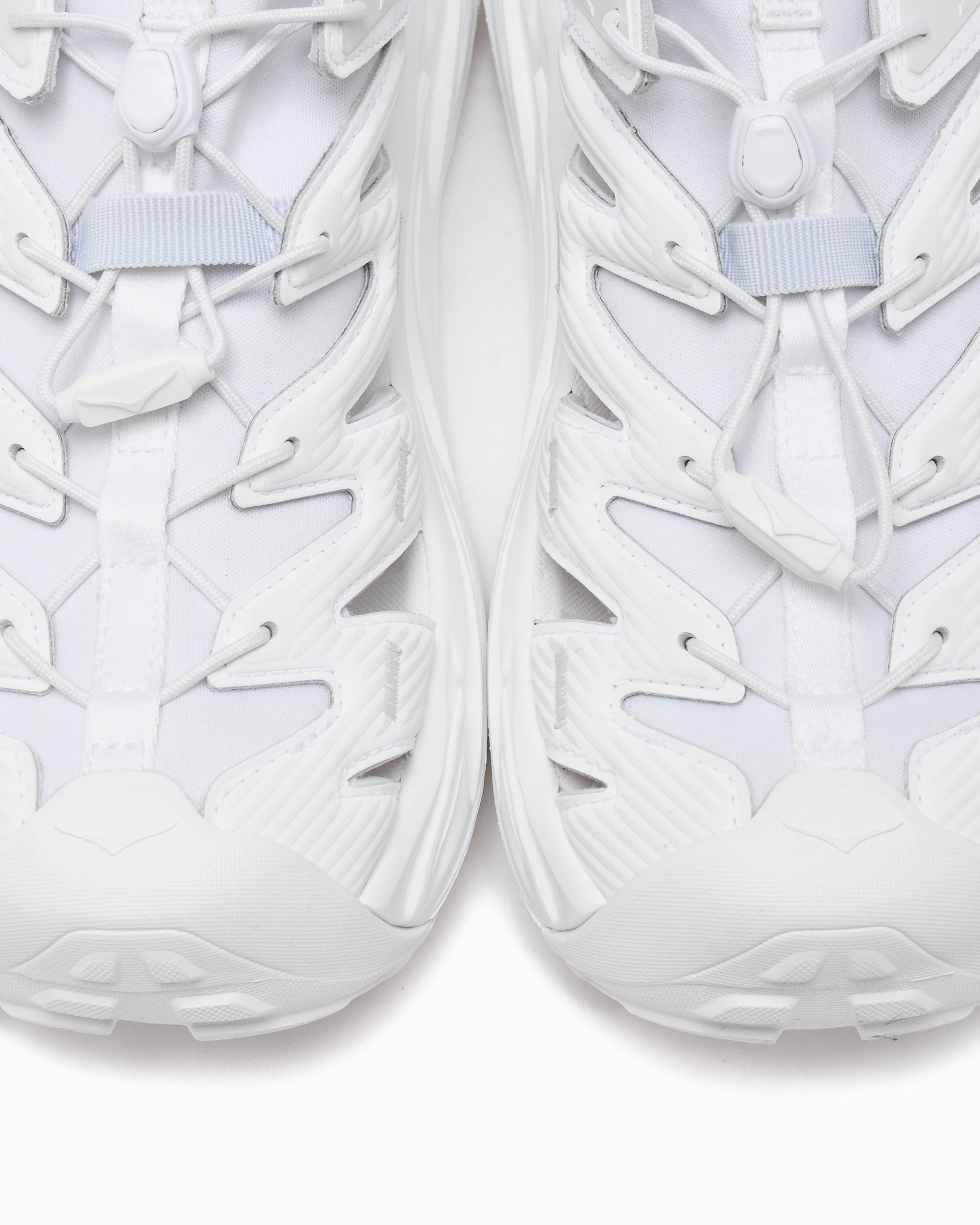 HOKA Hopara Hiking Sandals White 1123112-WHW | FOOTDISTRICT