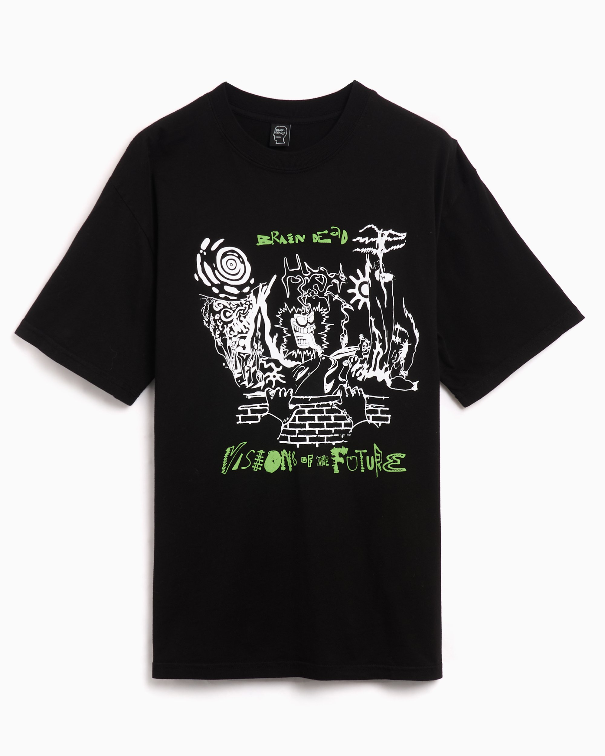 Brain Dead Visions Of The Future Men's T-Shirt Black