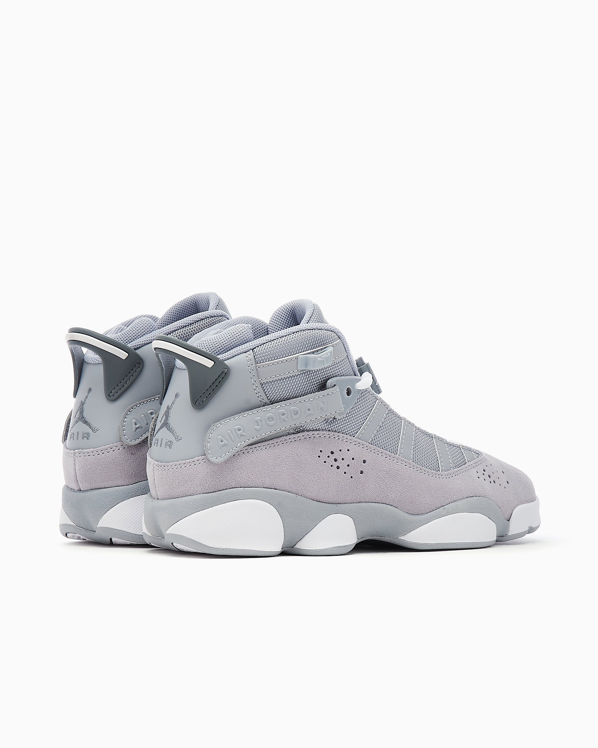 6 rings jordans blue and white store