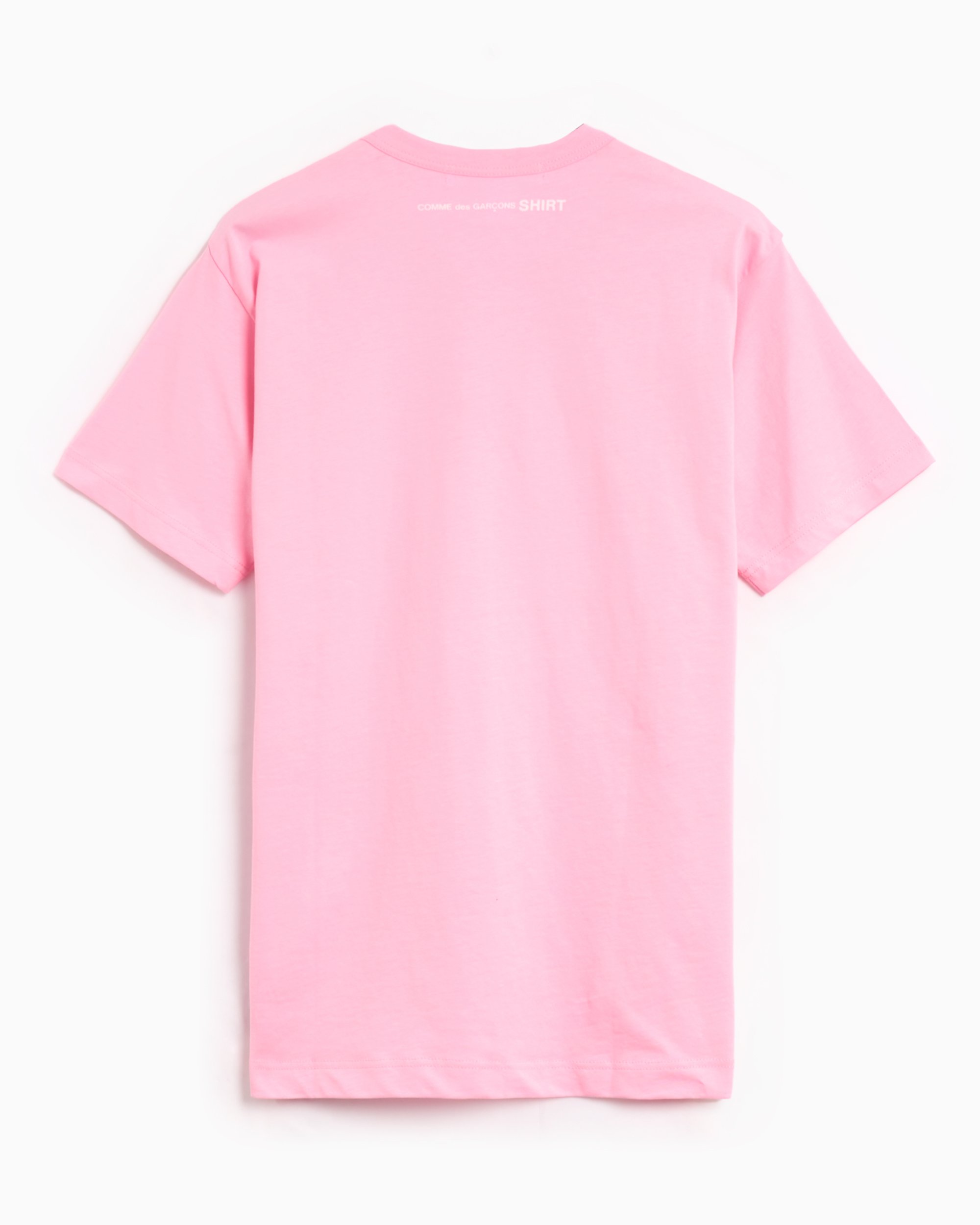 Comme Des Garcons Shirt Men s Knit T Shirt Pink FN T005 W24 3 FOOTDISTRICT
