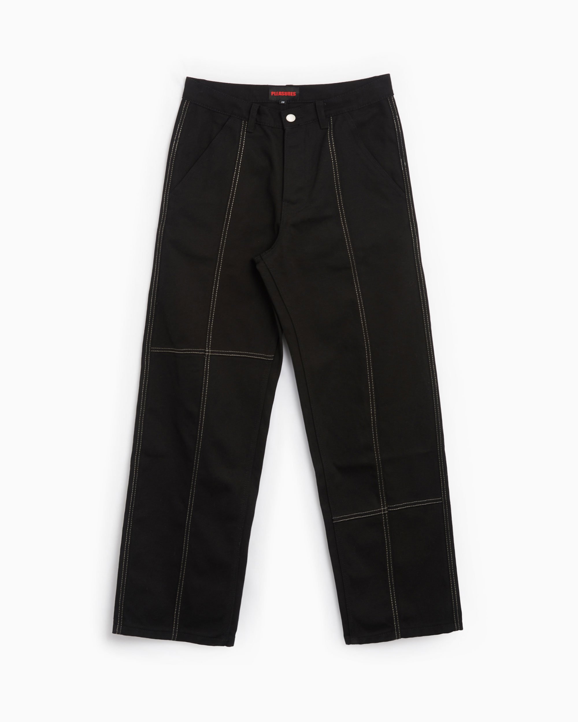 Pleasures Sinful Men's Baggy Work Pants Men's Cargo Pants Black