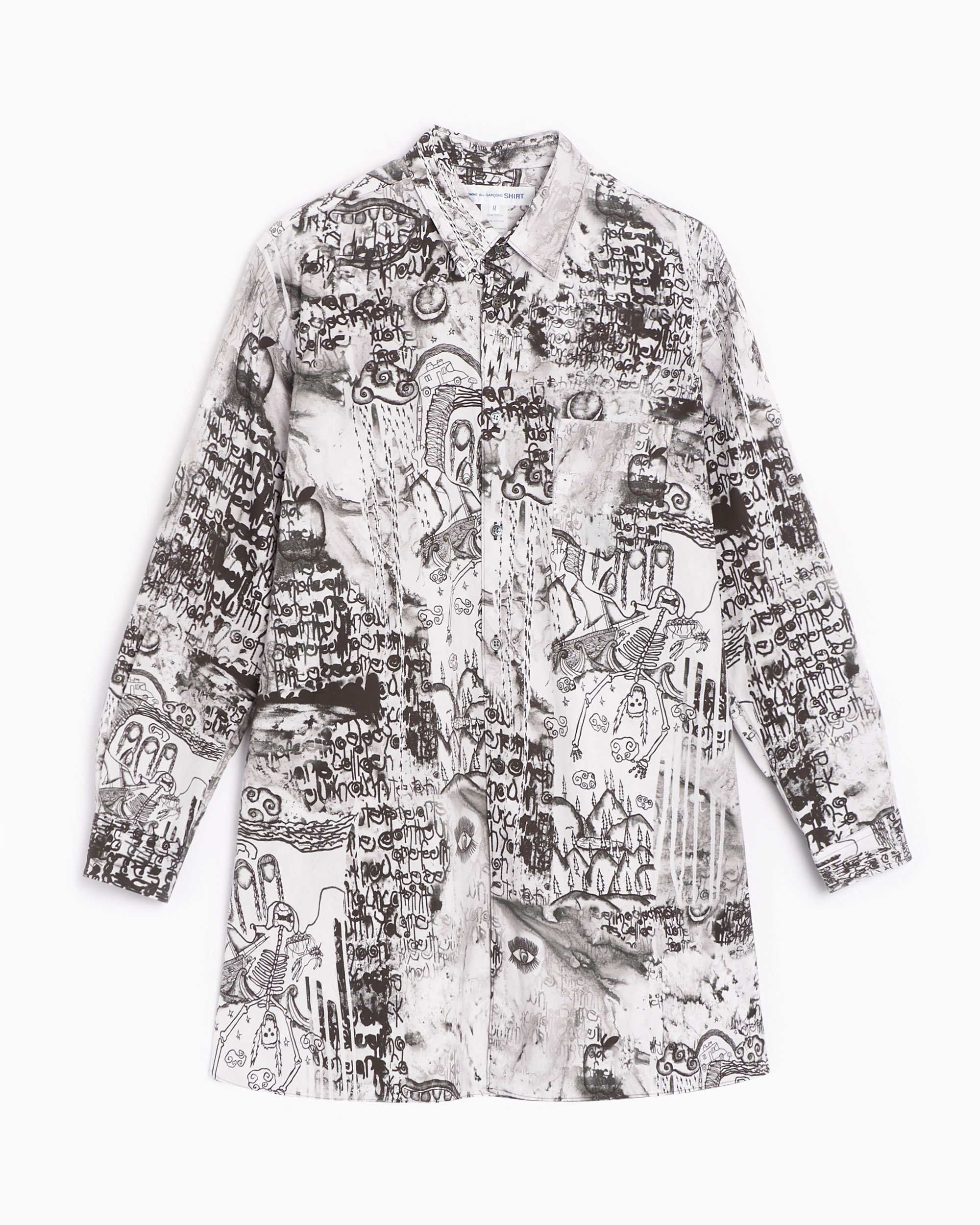 Comme Des Garcons Shirt Men s Woven Shirt Grau FK B019 S23 1 FOOTDISTRICT