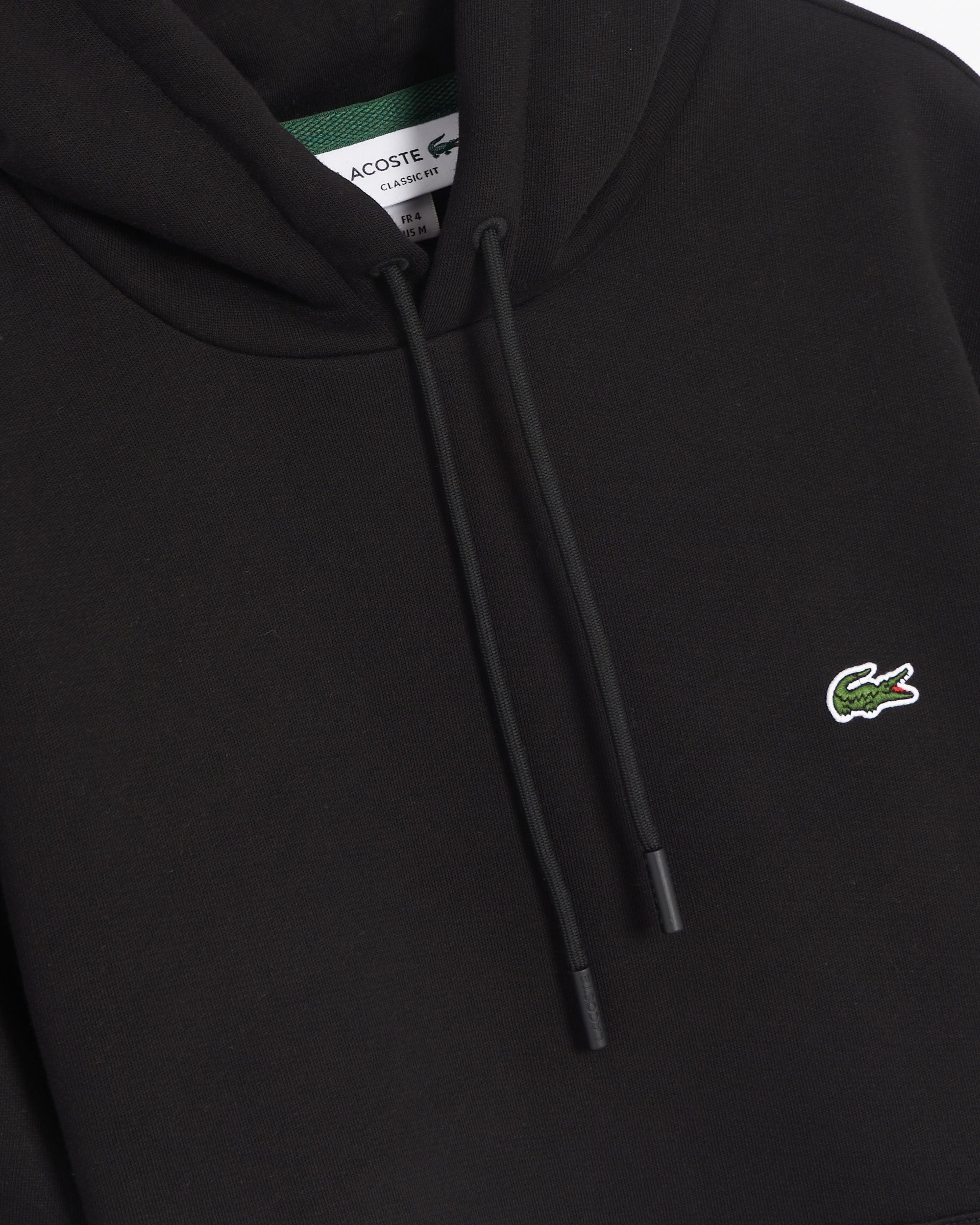 Lacoste Logo Men's Hoodie Black SH9623-00-031 | FOOTDISTRICT