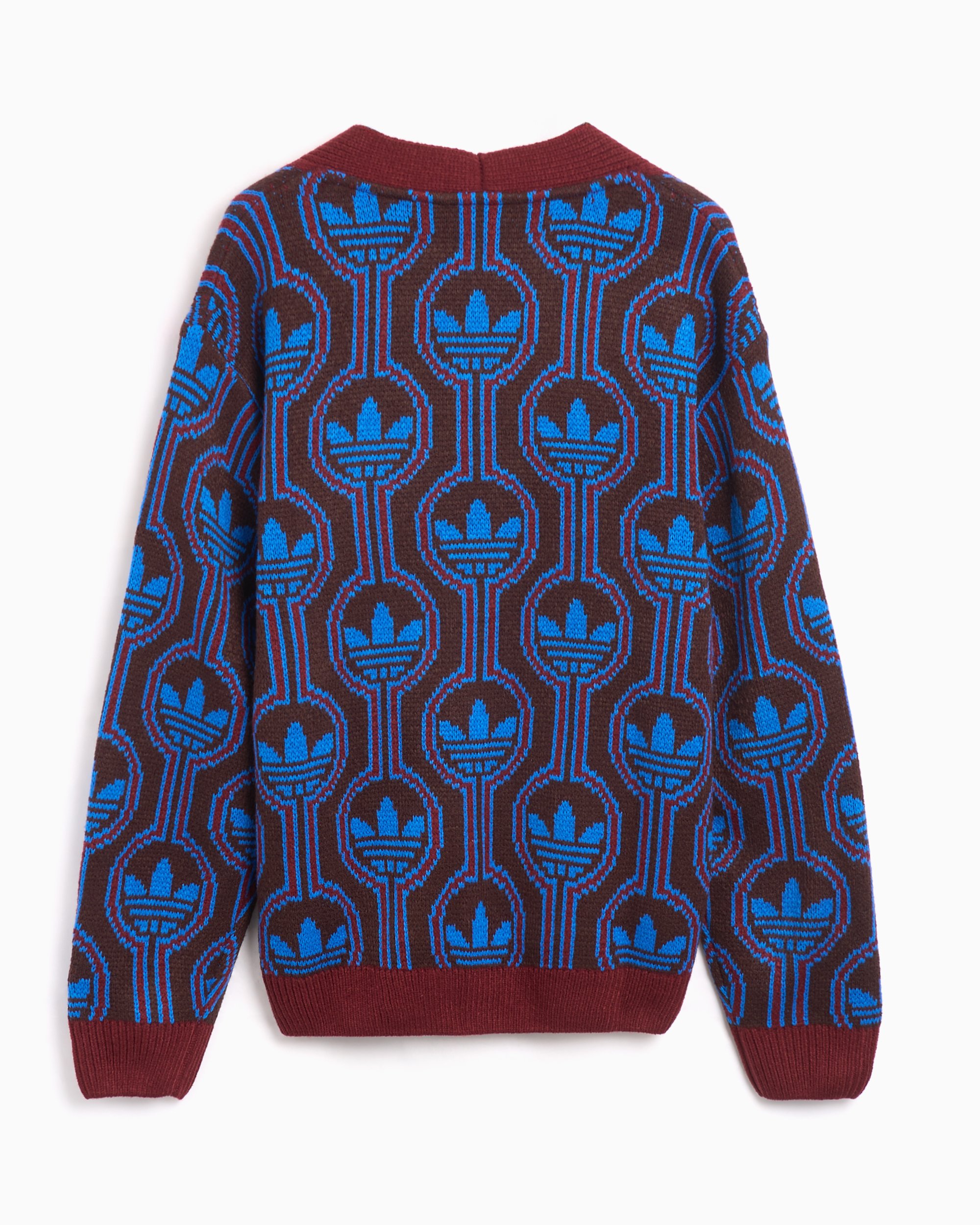 adidas Originals Men s Knit Cardigan Burgundy JN5960 FOOTDISTRICT