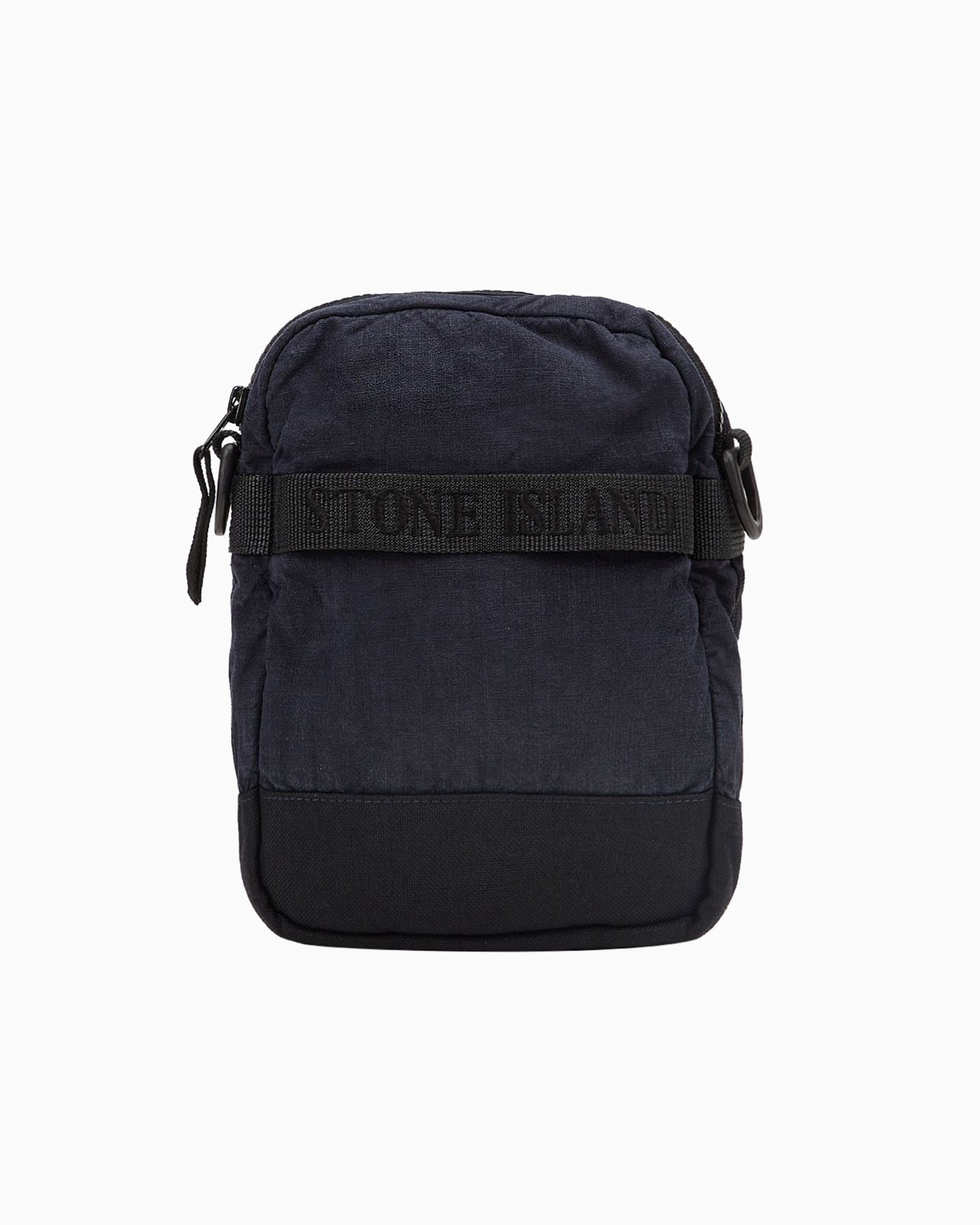 Stone Island Unisex Messenger Bag Blue 801590830-V0020