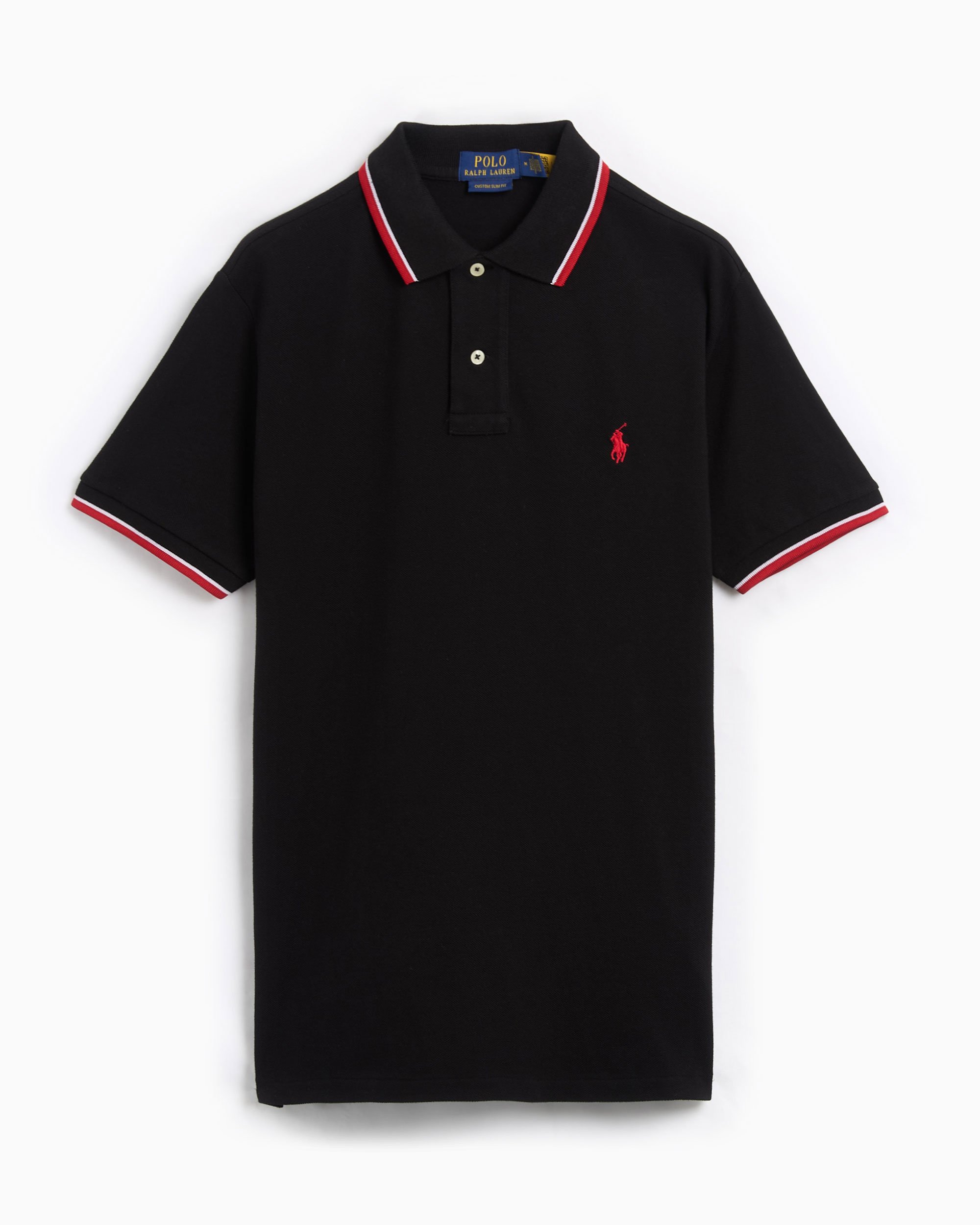 Polo Ralph Lauren Men s Slim Fit Polo Negro 710842621001 FOOTDISTRICT