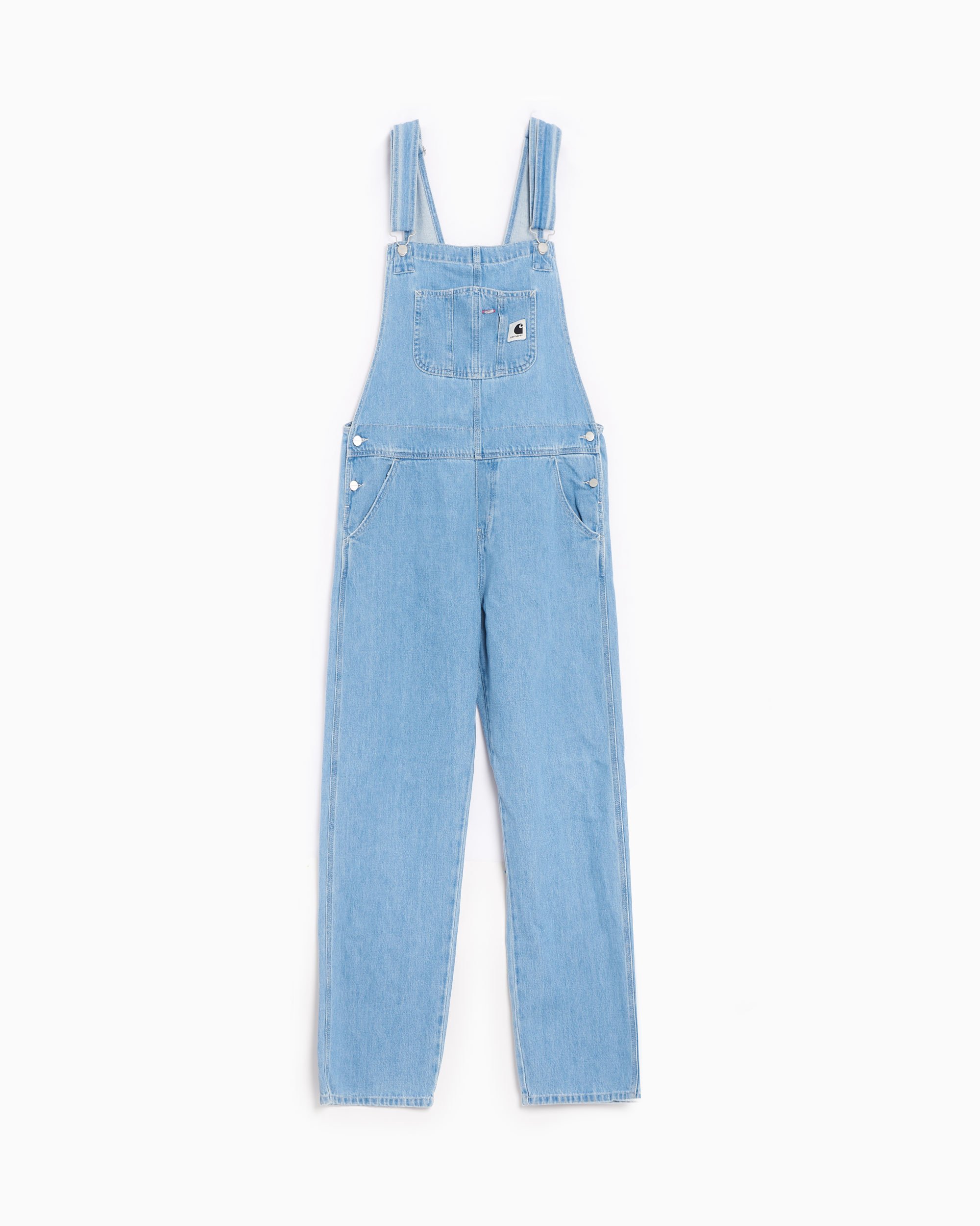 Carhartt WIP Bib Women s Straight Overall Blue I031250 0112 FOOTDISTRICT