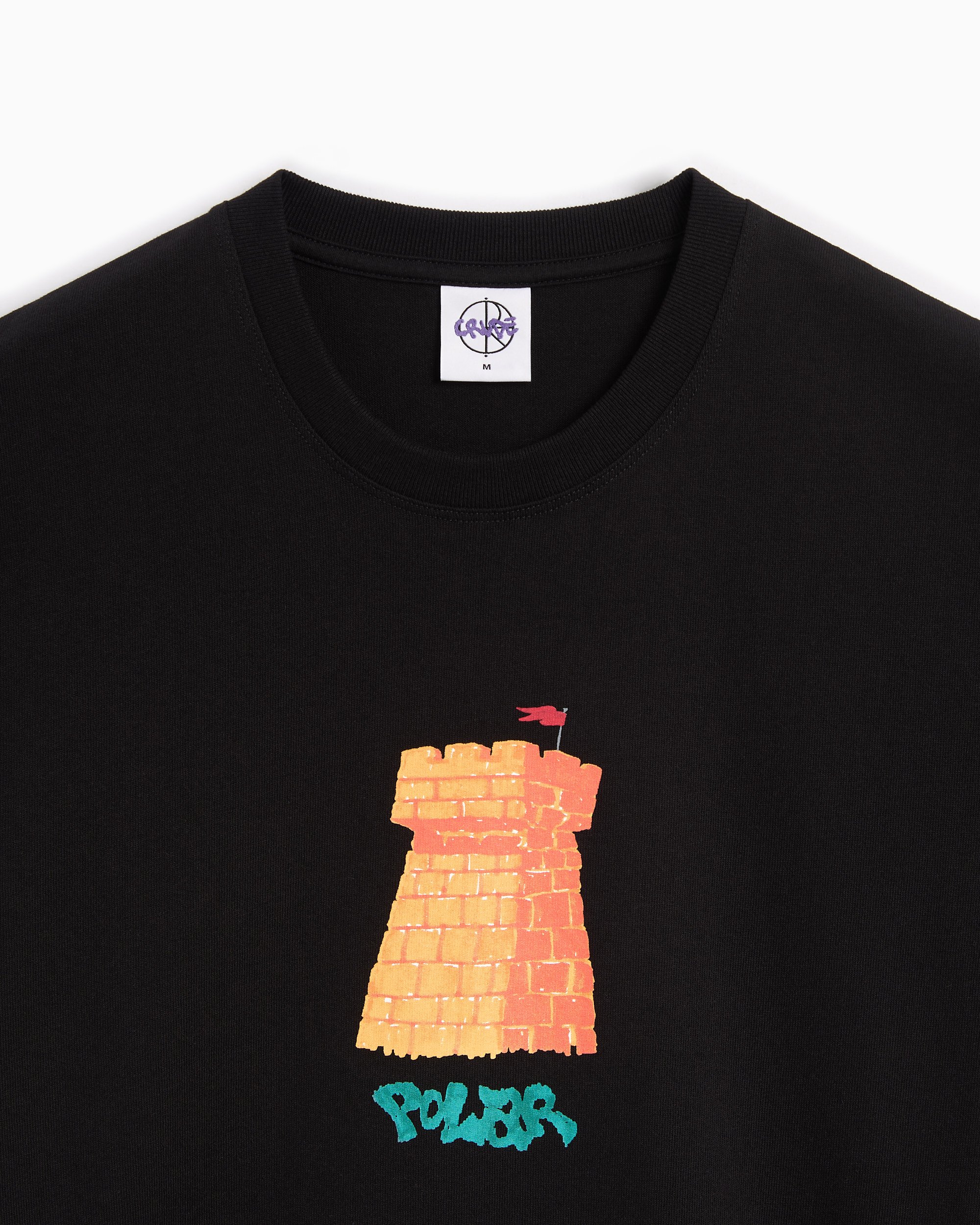 タナカダイスケ snow piles up T-shirt Black snow piles up T-shirt Black – tanakadaisuke