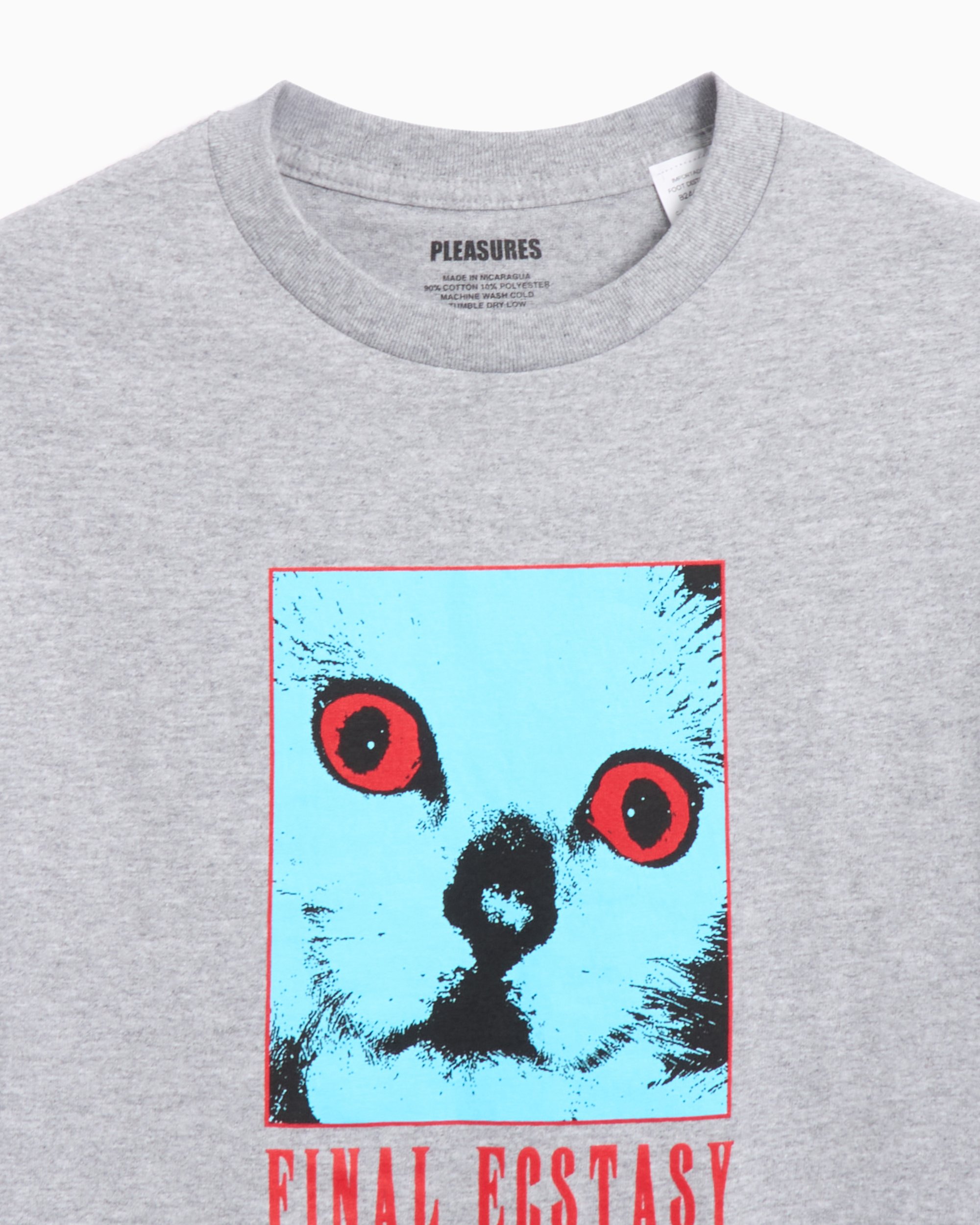 Pleasures Final Men's T-Shirt Gray P24W034-GREY | FOOTDISTRICT