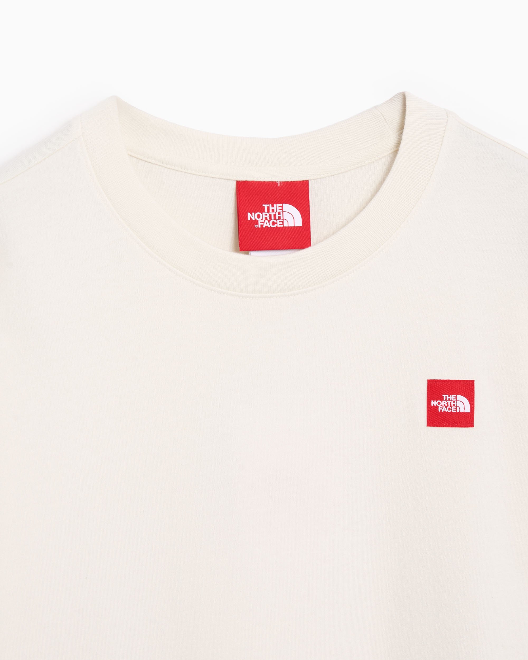 The North Face Red Box Logo Relaxed Men's T-Shirt Beige