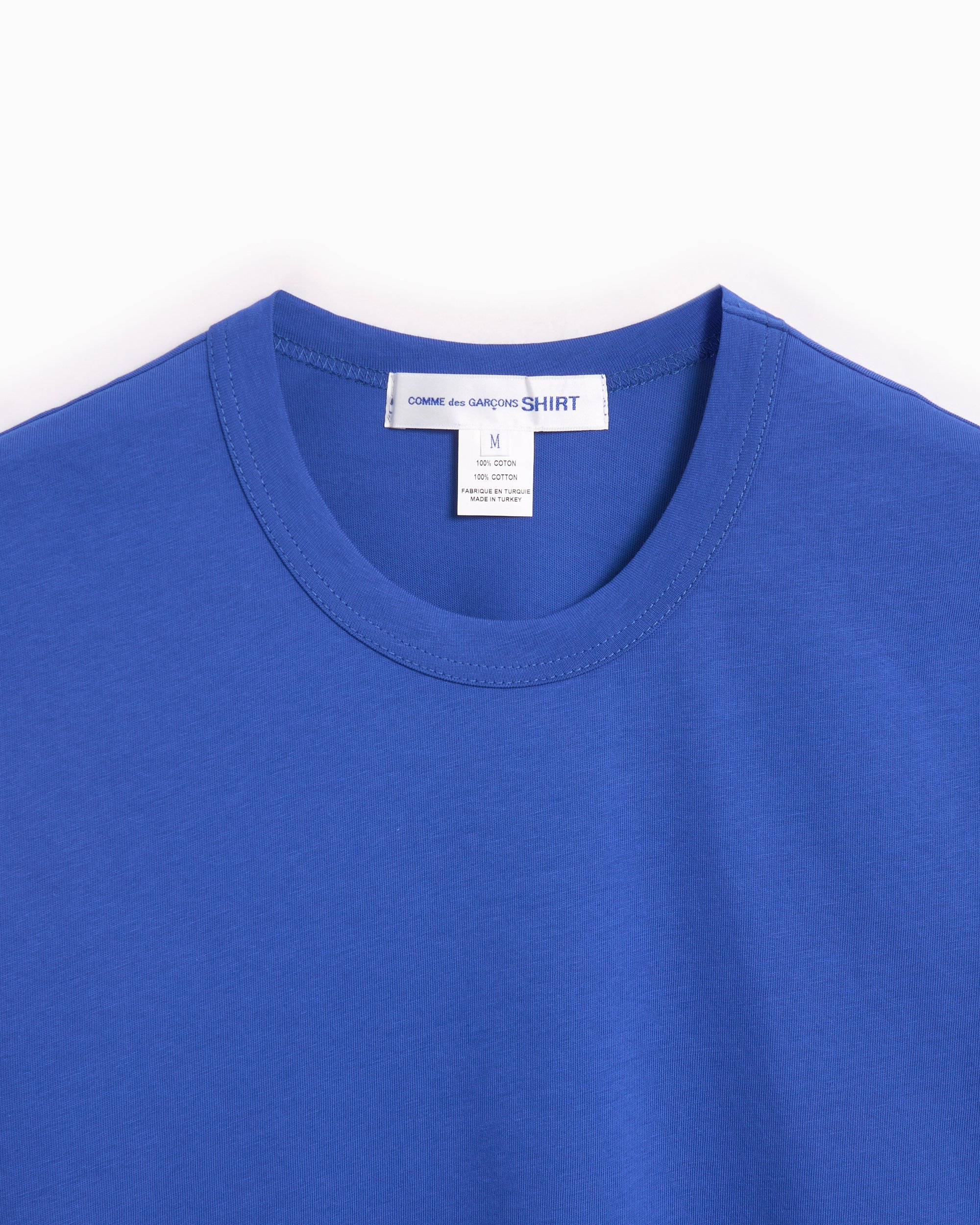 Comme Des Garçons Shirt Men's Knit T- Shirt Blue FN-T015-W24