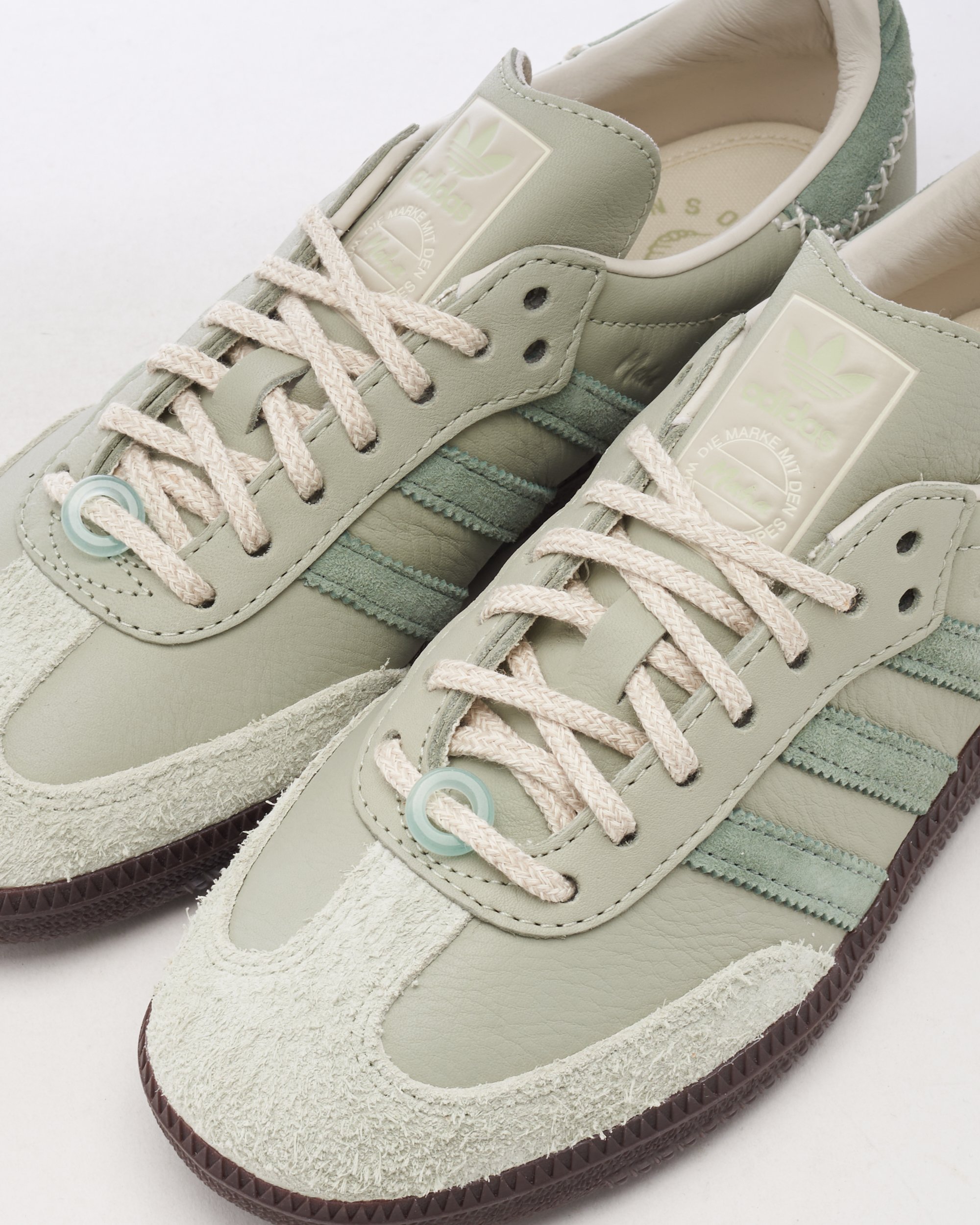 adidas x Maha Originals Samba OG Grun IE0967 FOOTDISTRICT