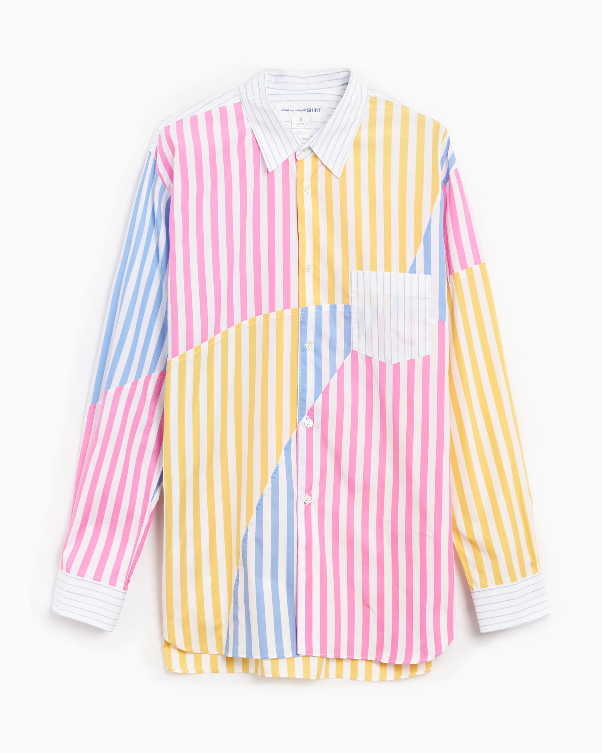 Comme Des Garçons Men's Shirt Blue, Multi, Pink, Yellow FM-B030-S24-1 |  FOOTDISTRICT