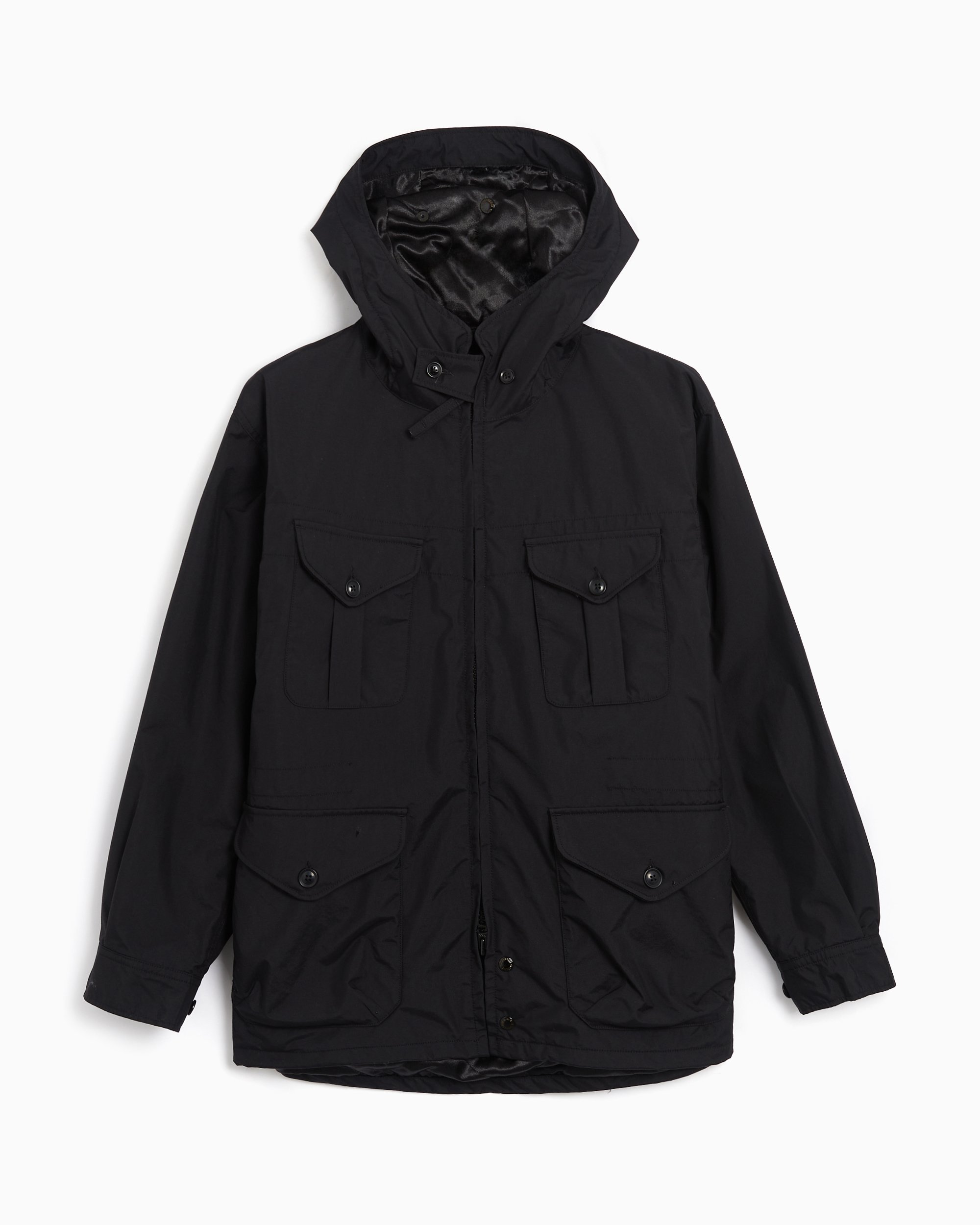 Engineered Garments Men s Field Parka Black 24F1D032 ZT200 FOOTDISTRICT