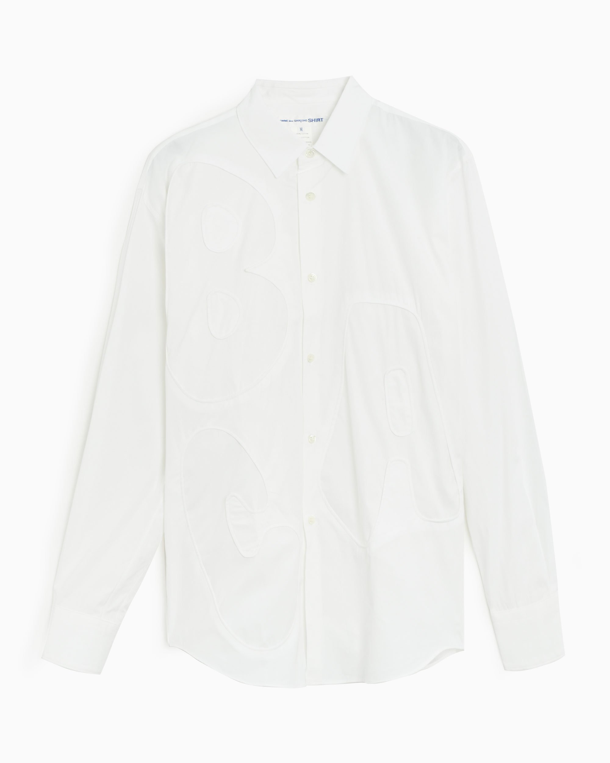 Comme Des Garçons Shirt Men's Woven Shirt White FJ-B007-W22