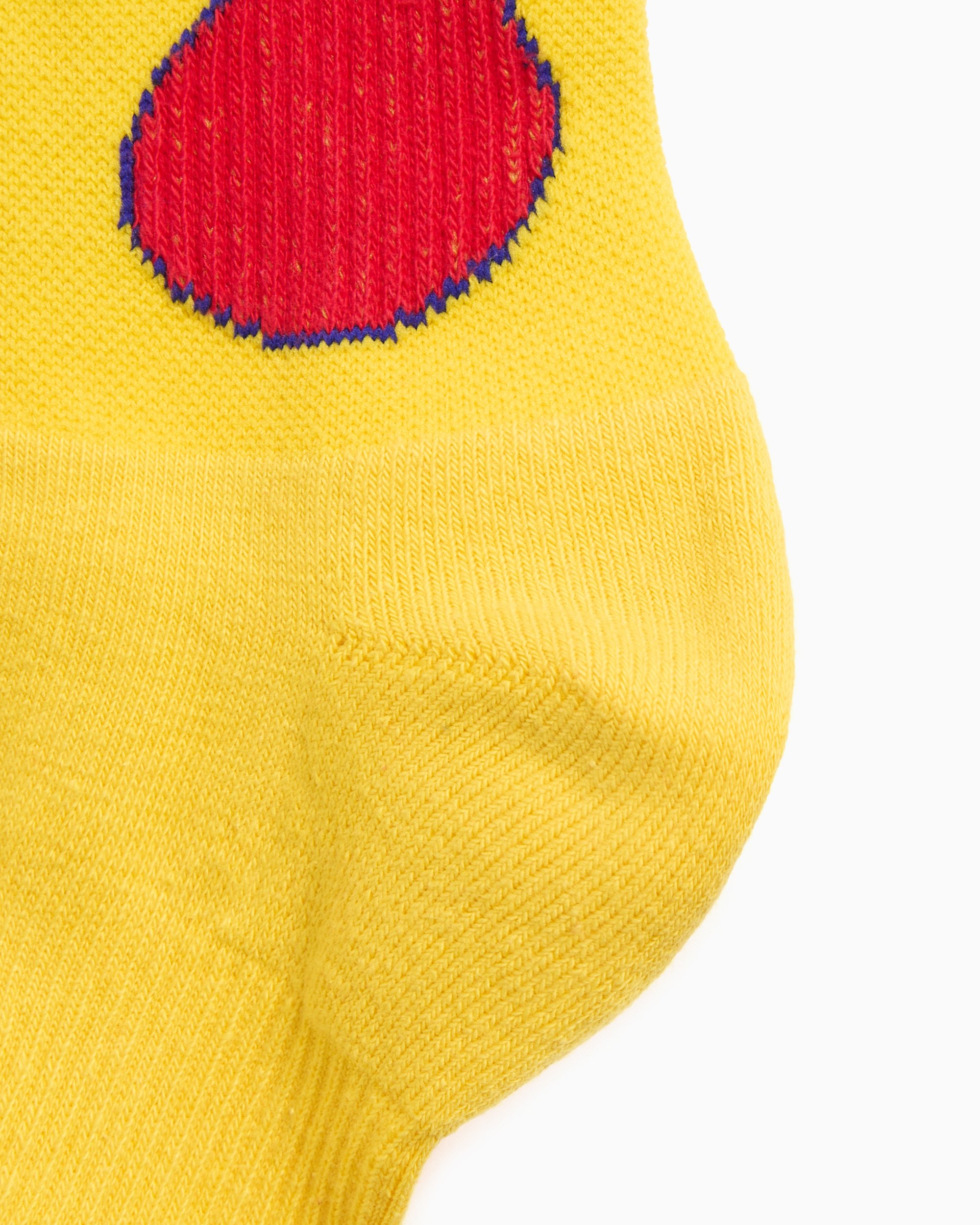 red and yellow nike socks