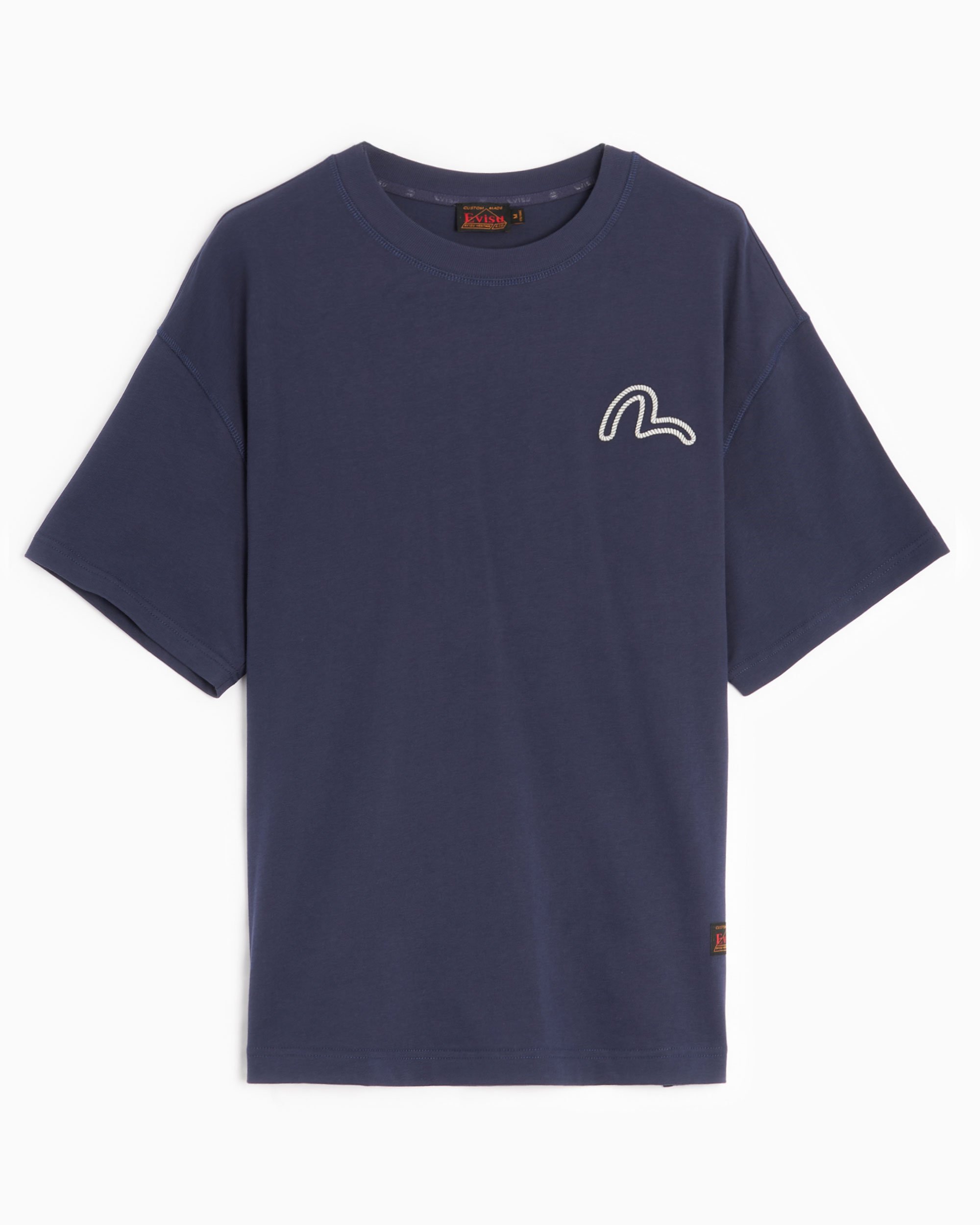 EVISU Seagull Men s Printed T Shirt Blauw 2EAHTM3TS7083LFCTNAVV