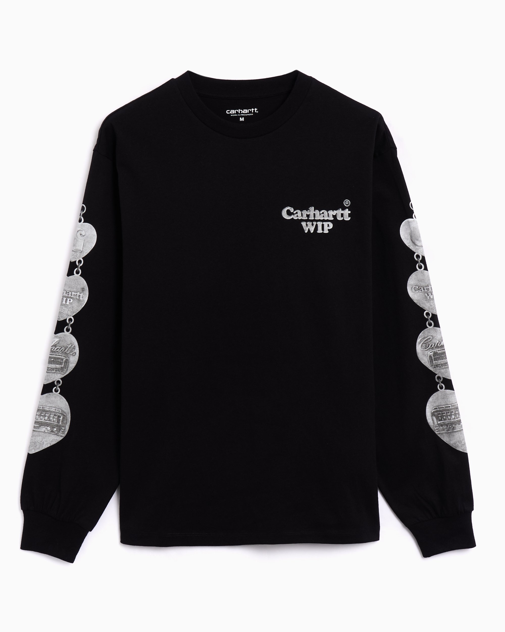 【希少！！】 Carhartt WIP Long-Sleeved Women's T-Shirt Black I034704-89XX Clothing
