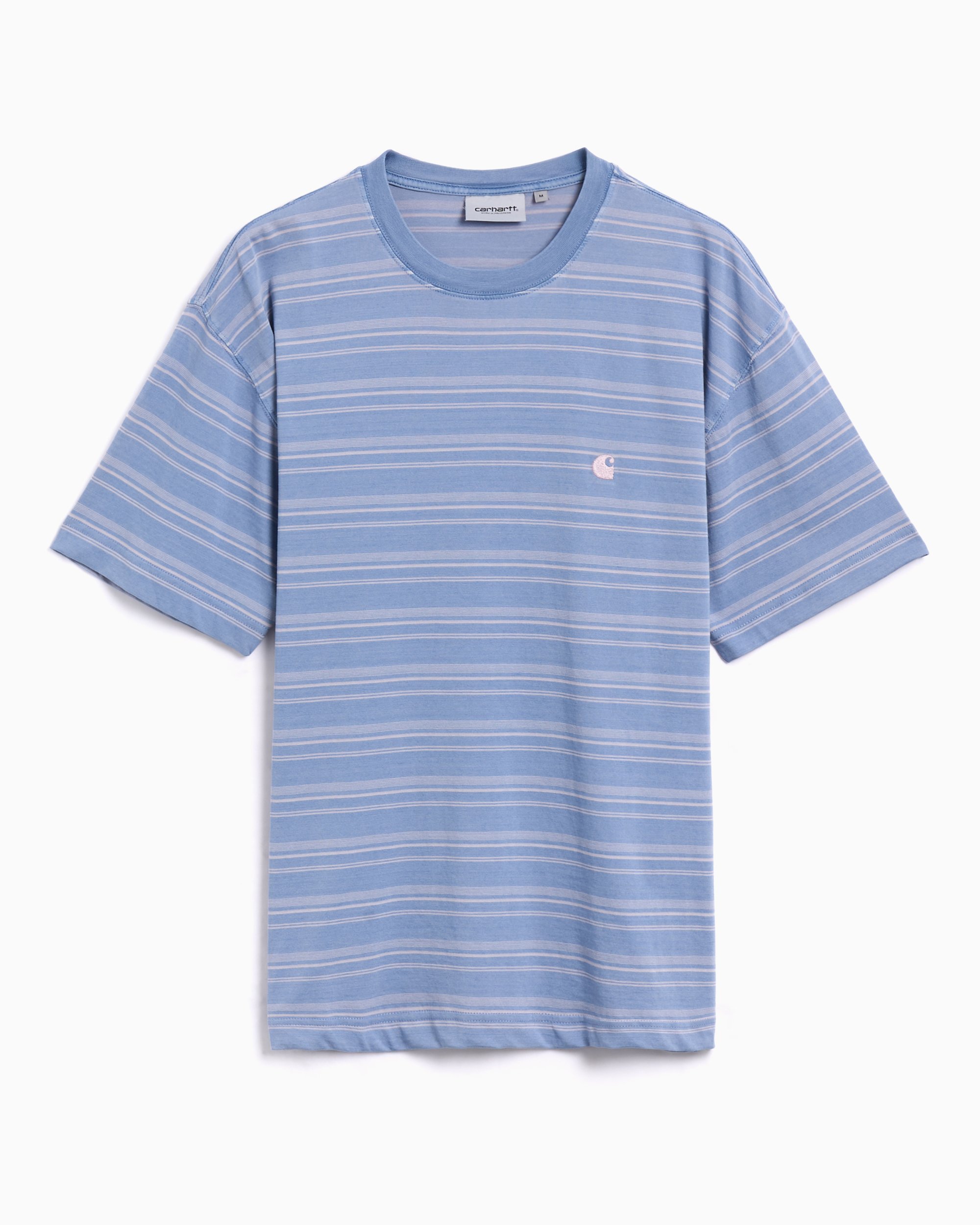 Carhartt WIP S/S Brodine Relaxed Men's T-Shirt Blue I035168 Carhartt WIP S/S Brodine Relaxed Men's T-Shirt Blue I035168