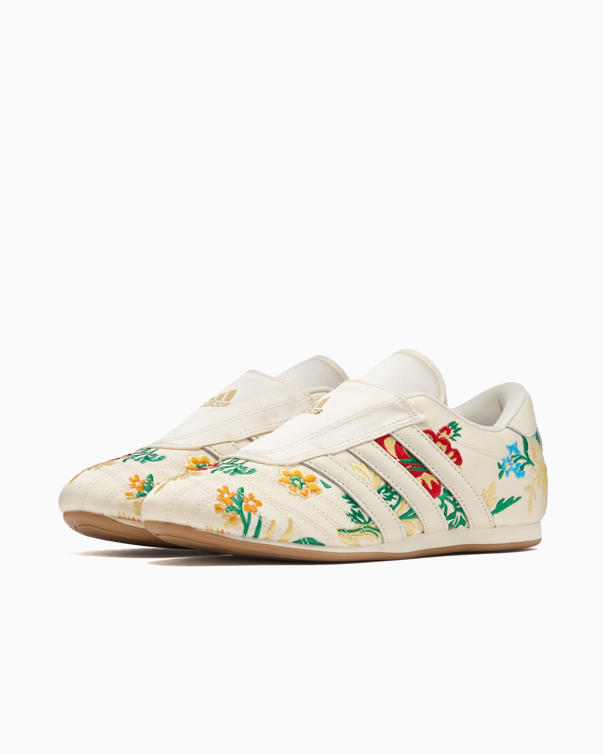 adidas Women's Taekwondo シューズ adidas Originals Women's Taekwondo Beige, Multi JR3705 | FOOTDISTRICT
