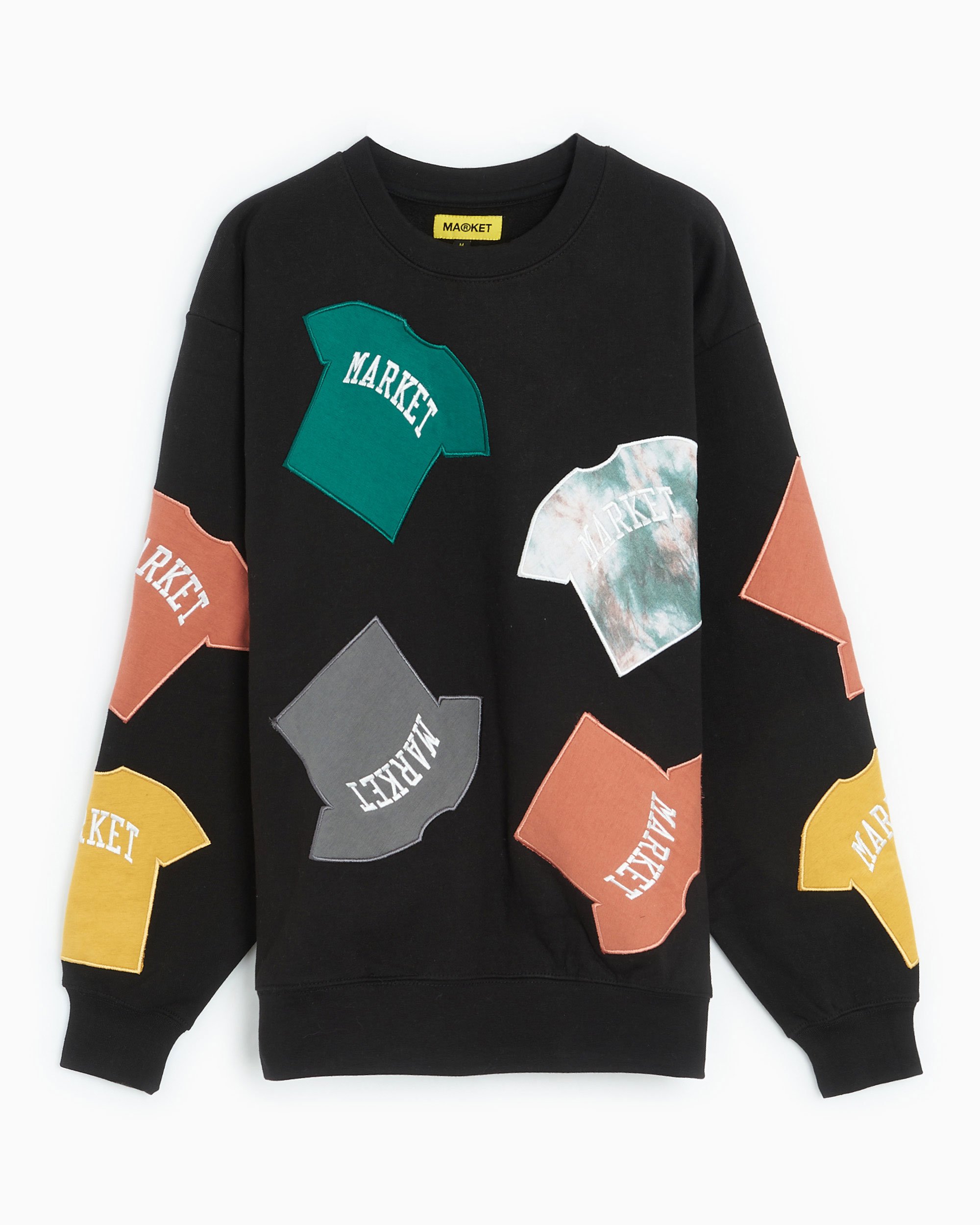 MARKET T Shirt Patch Men s Sweatshirt Black 396000816 black FOOTDISTRICT