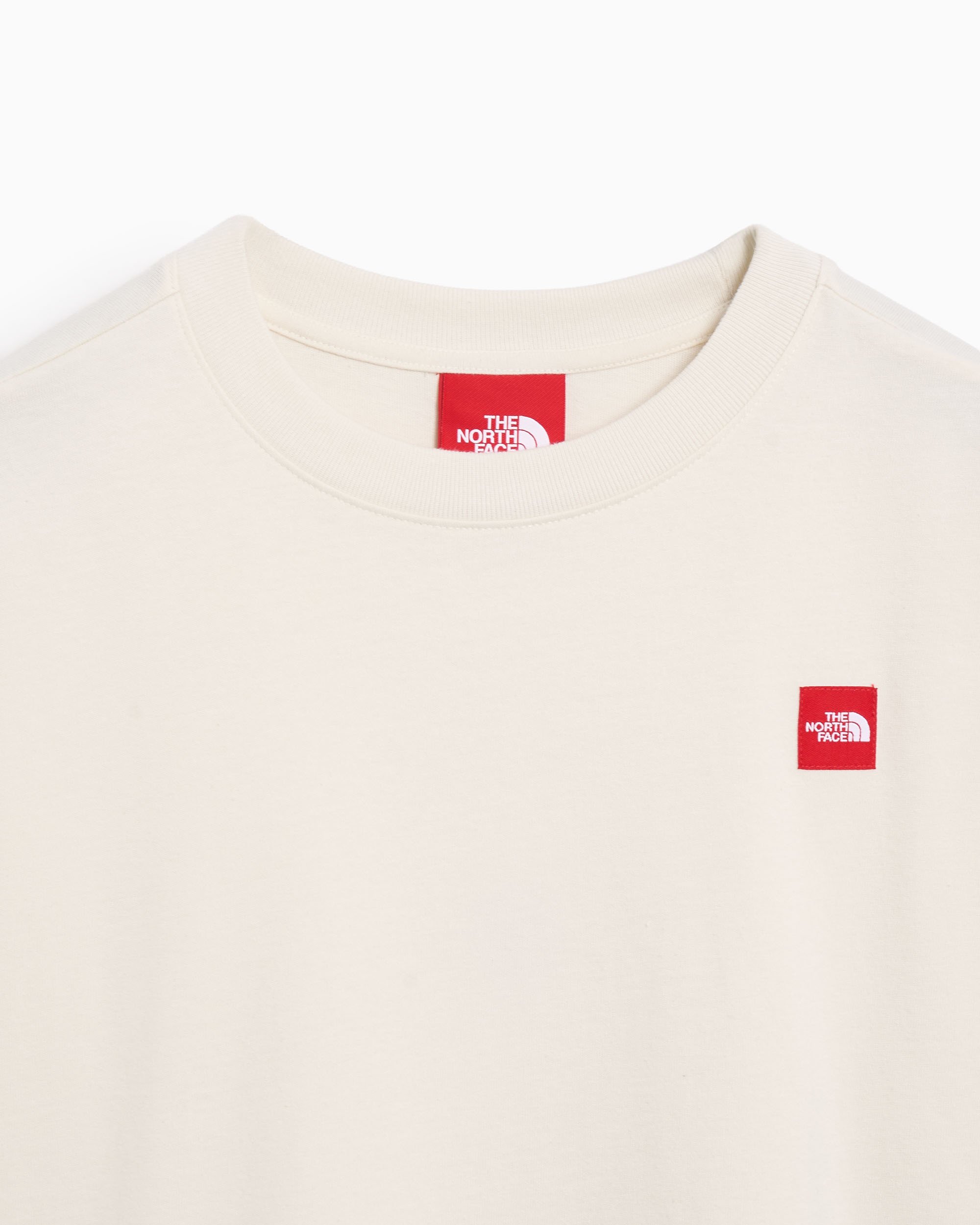The North Face Red Box Logo Boxy Women's T-Shirt White