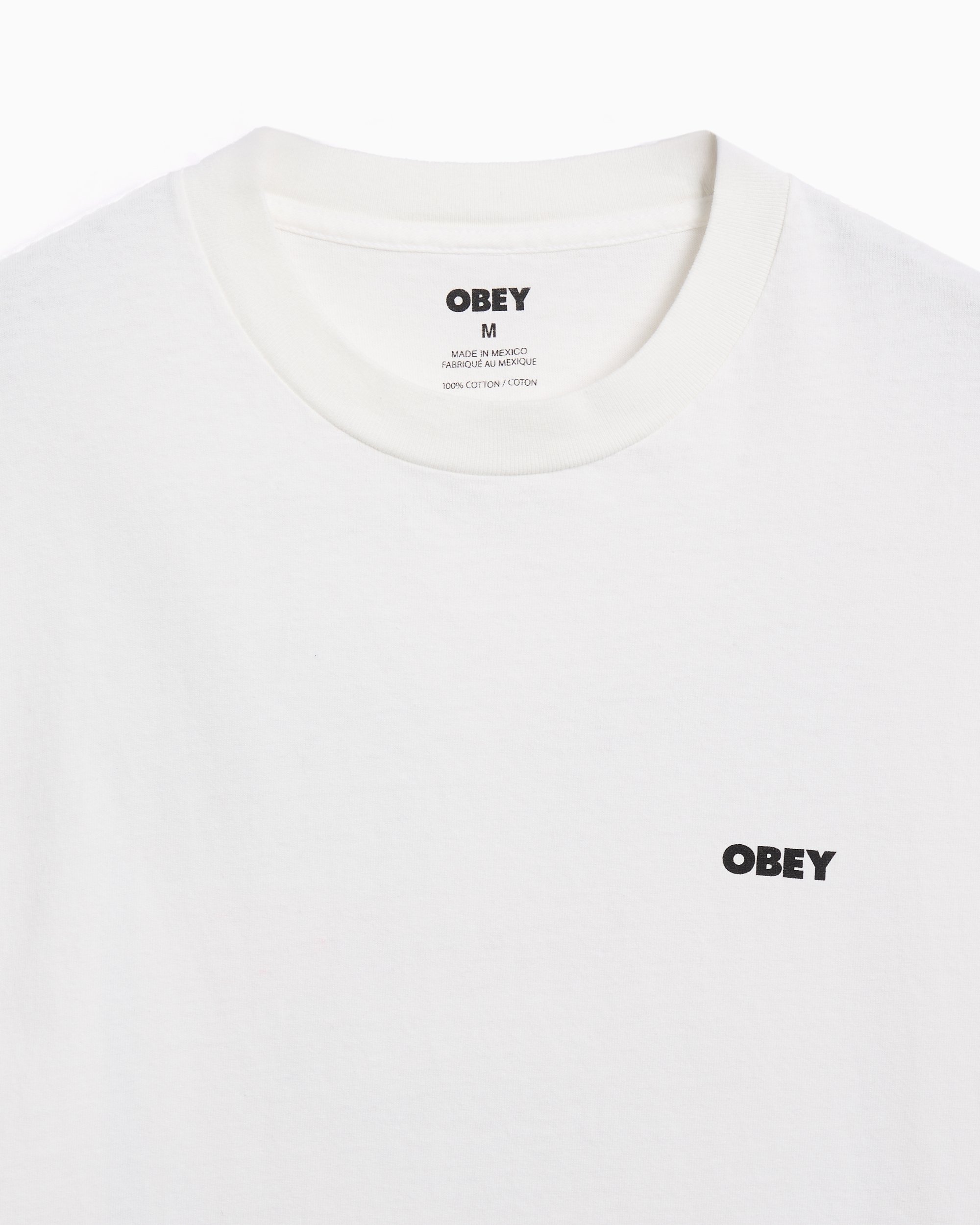 OBEY Clothing Bold Icon Face Oversize Men's T-Shirt White