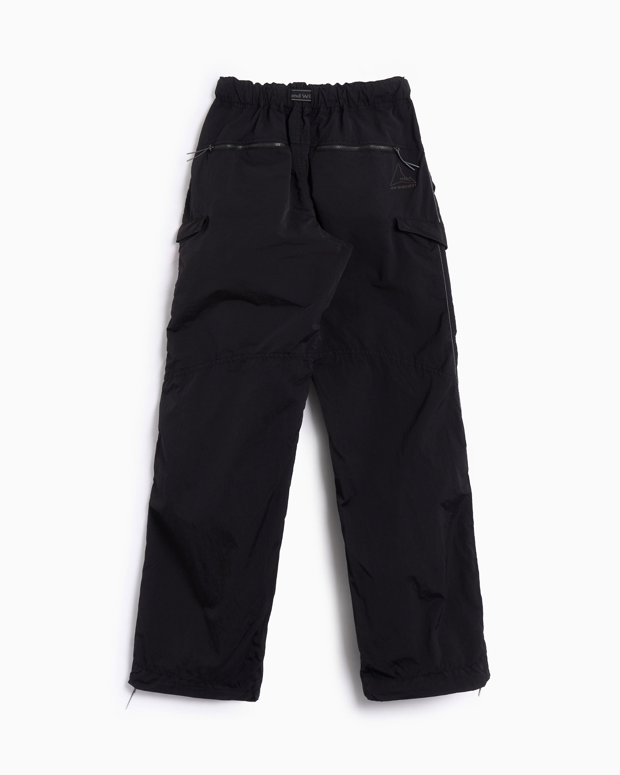 VERSION OF YOU♥︎NylonCargoPants/CHARCOAL Charcoal Cool Nylon Zipper Pants