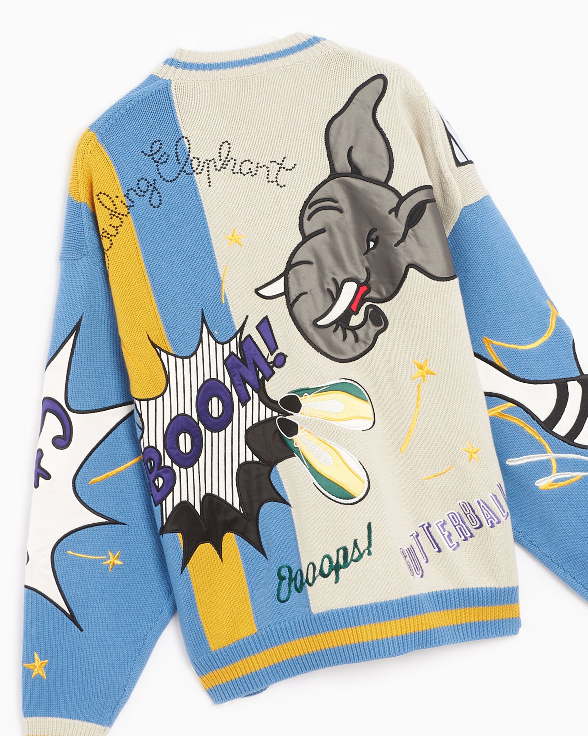 Kenzo Men s Wool Cardigan Multi FD55CA3623CM 69 Buy Online at