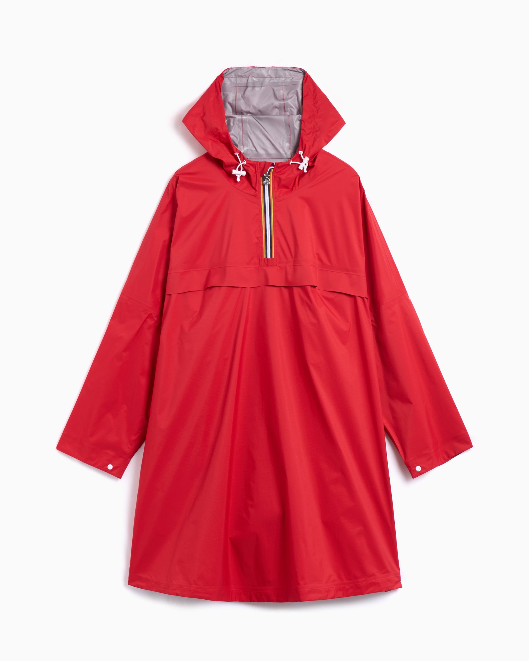 K-Way Terence 1965 Relaxed Unisex Rain Jacket Red K2142CW K-Way Terence 1965 Relaxed Unisex Rain Jacket Red K2142CW