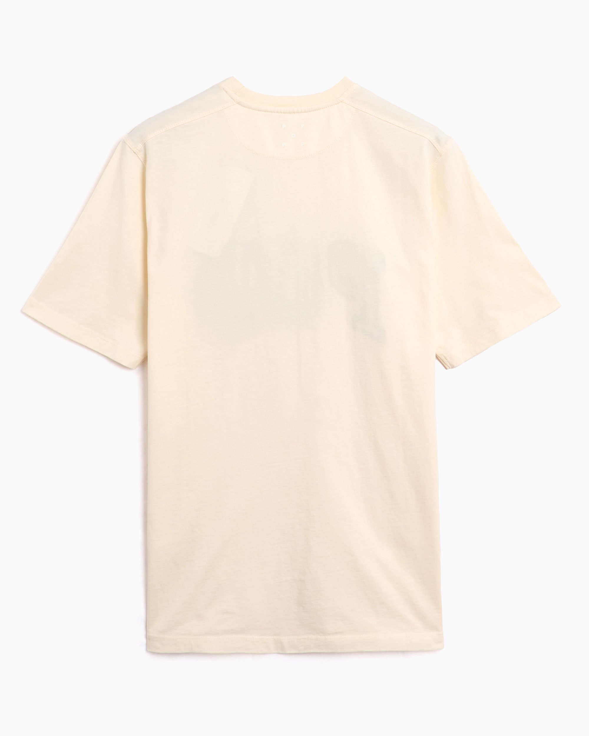 Pop Trading Company Arch Men's T-Shirt Beige POPSS25_02-010