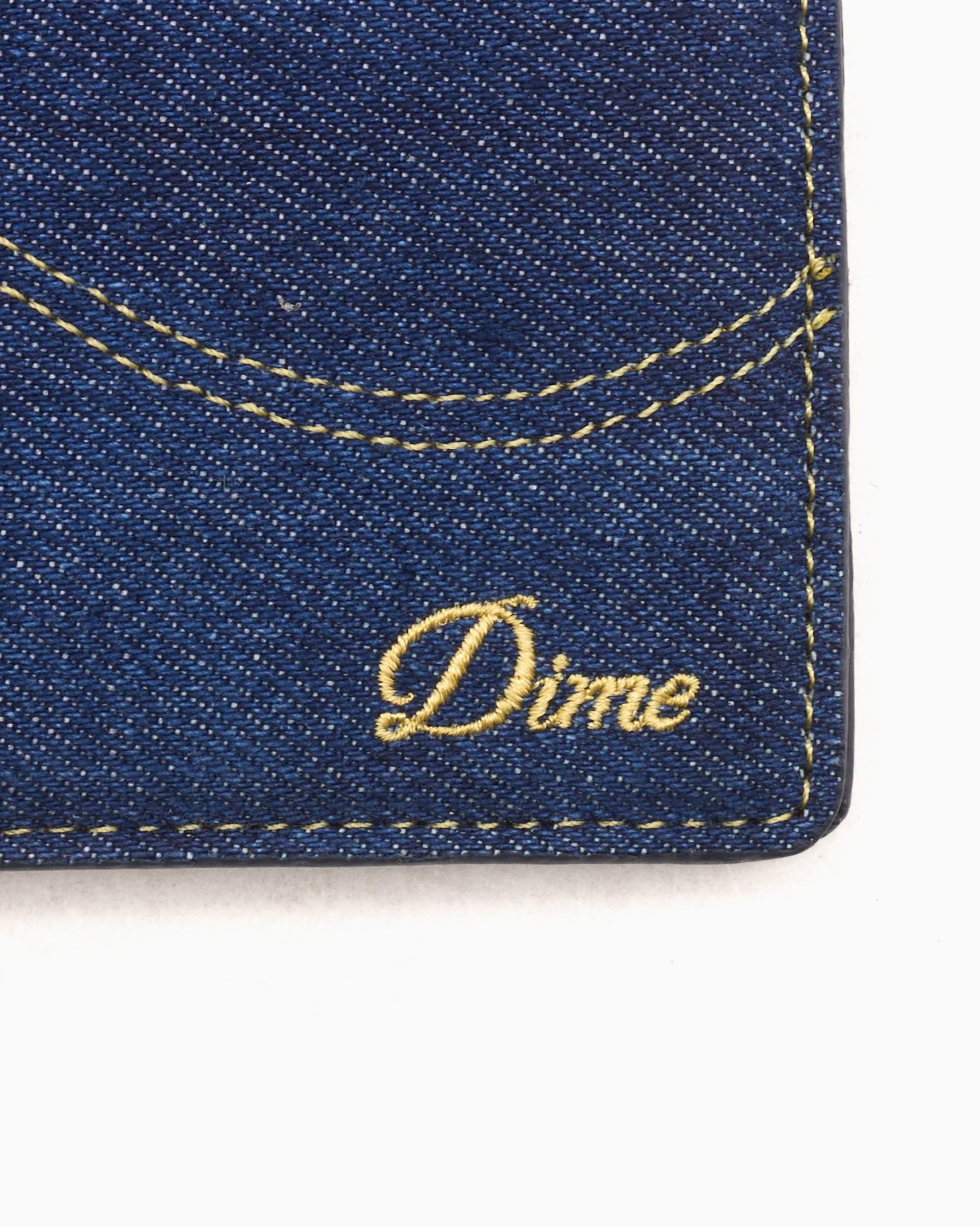 Dime MTL Cursive Bifold Wallet Unisex Wallet Blue