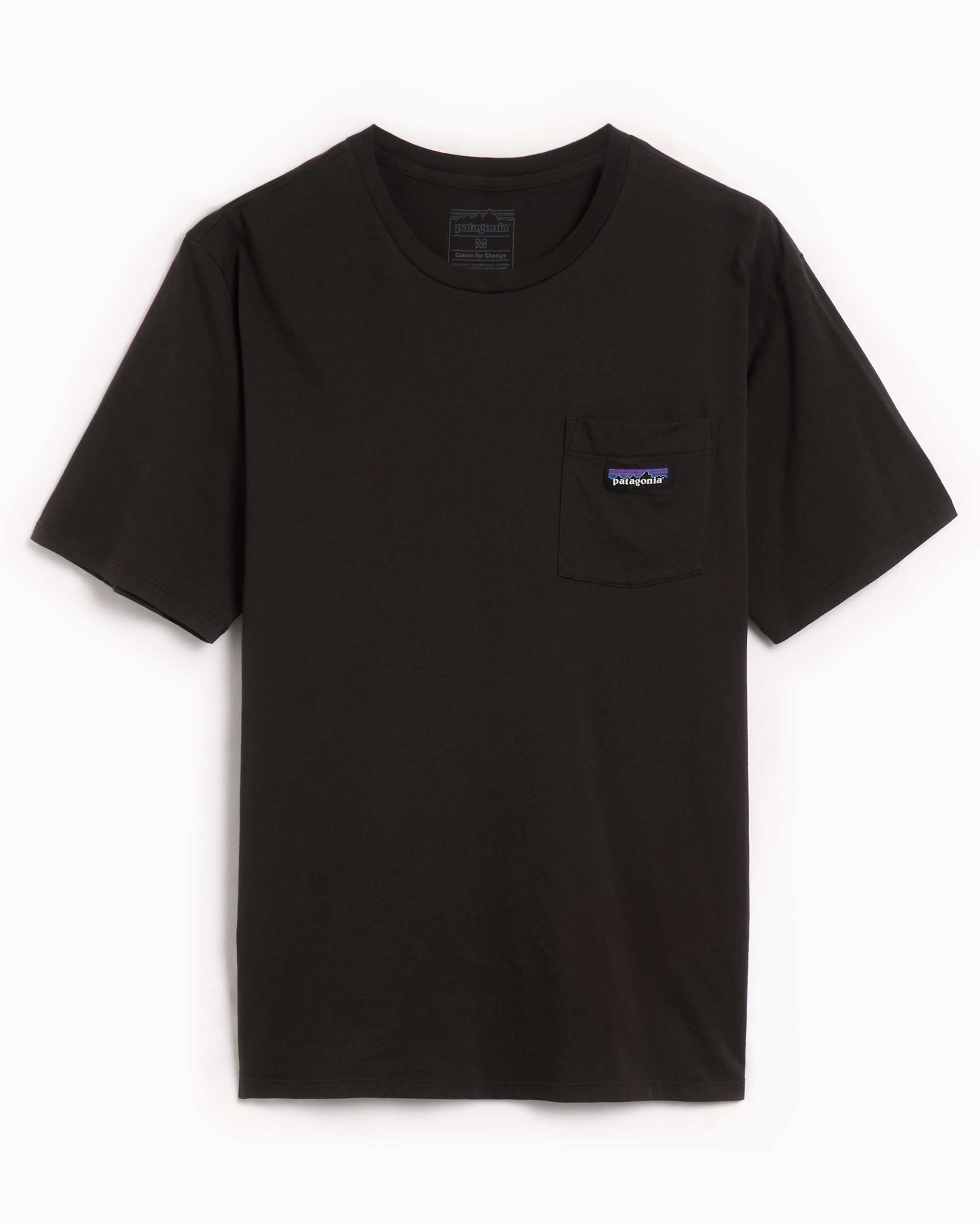 Black patagonia t shirt store