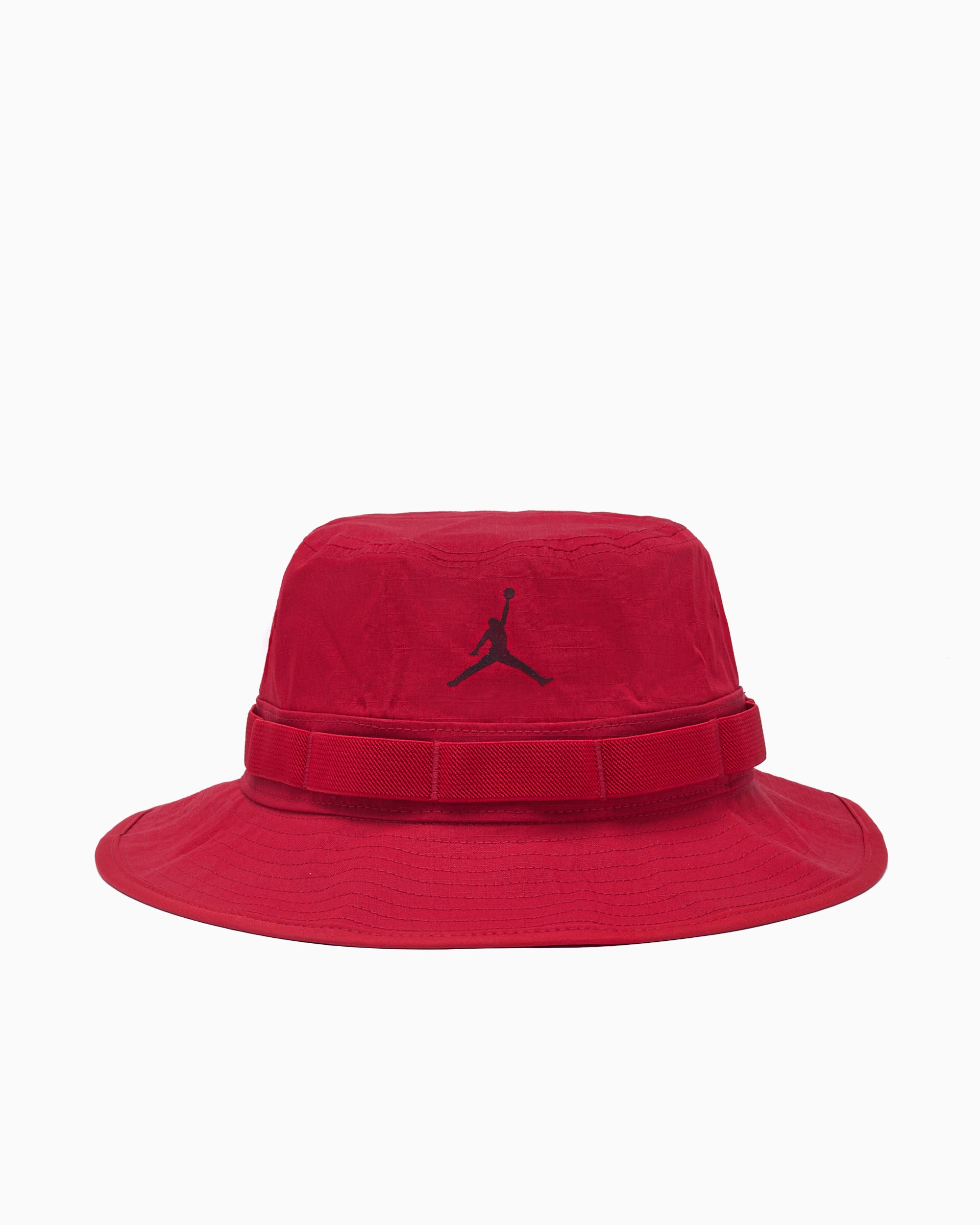 nike red bucket hat